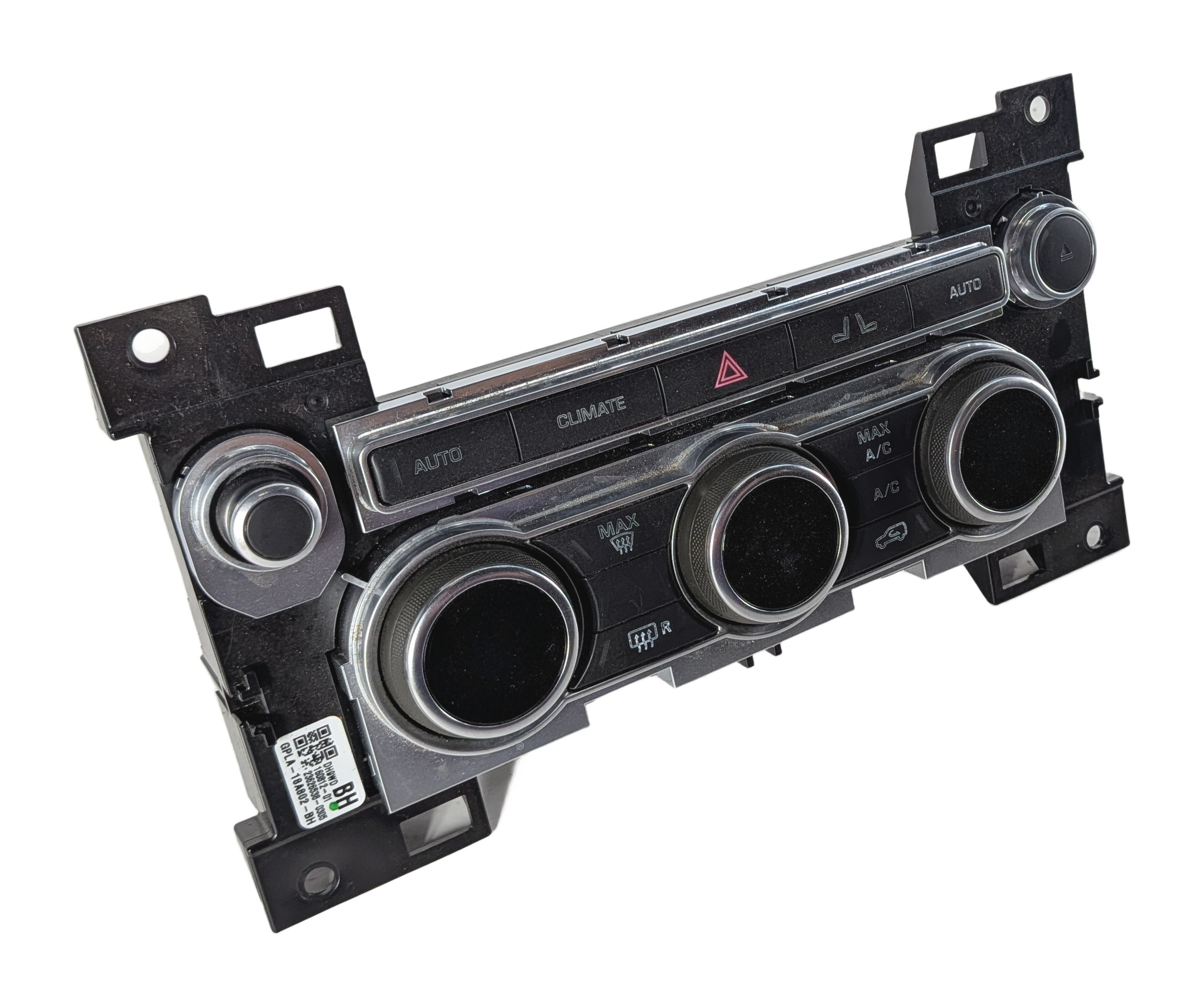 2016 RANGE ROVER SPORT (L494) FRONT HEATER A/C TEMPERATURE CLIMATE CONTROL PANEL — exact item pictured