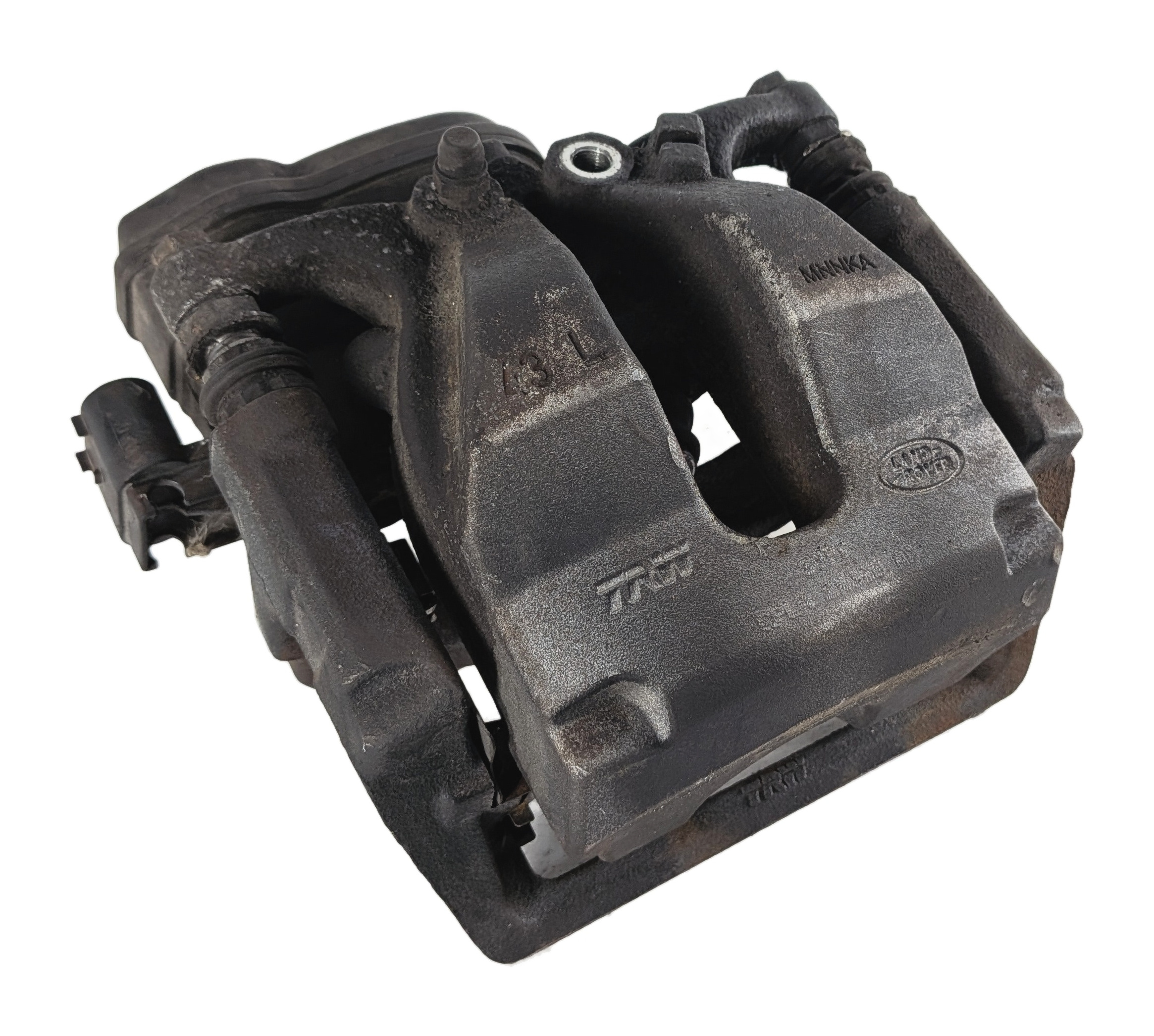 2013-2017 LAND RANGE ROVER (L405 L494) REAR LEFT BRAKE CALIPER w/ ACTUATOR — exact item pictured