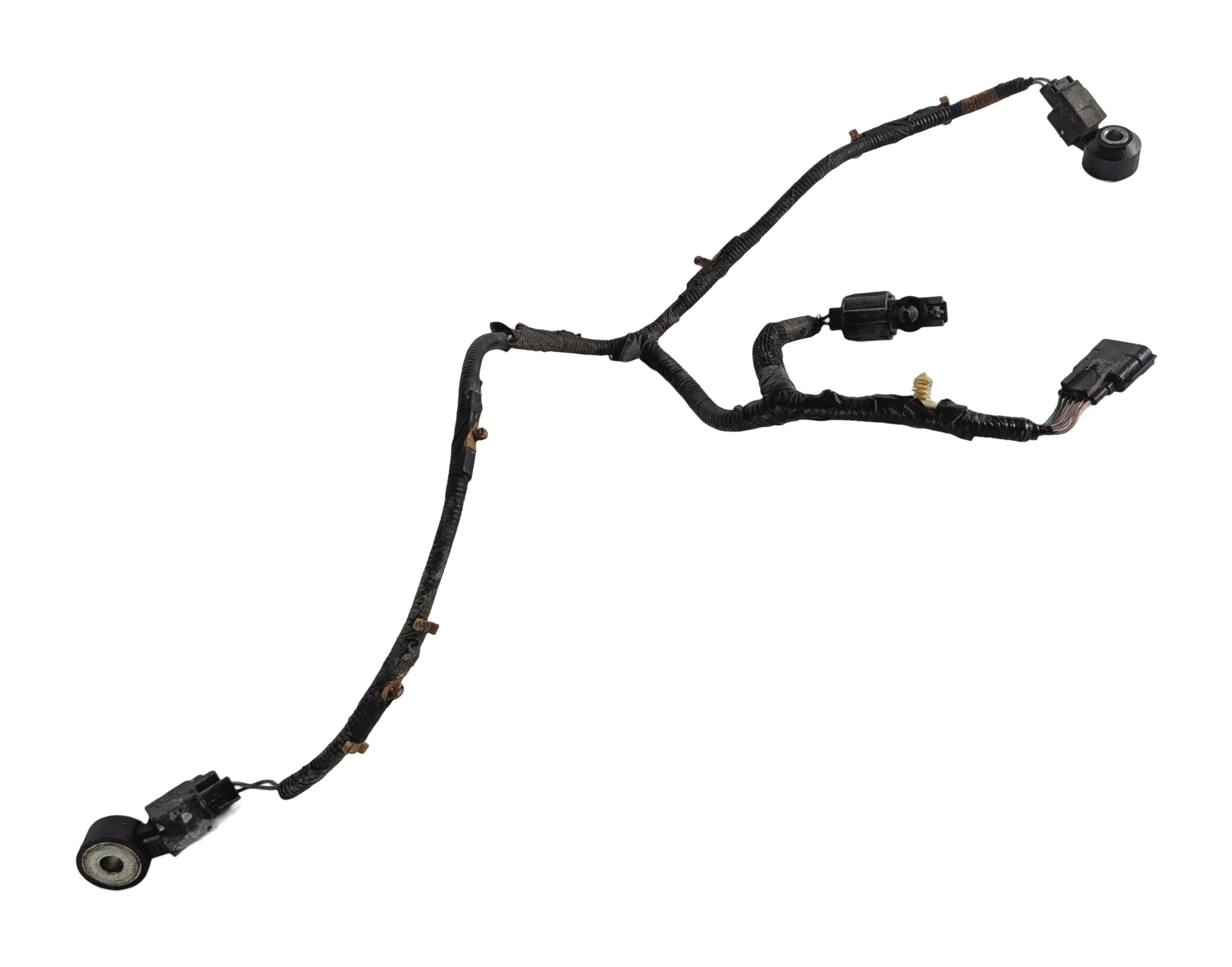 15-20 LAND RANGE ROVER SPORT DISCOVERY 3.0L AJ126 KNOCK SENSOR SET/2 w/ HARNESS — exact item pictured