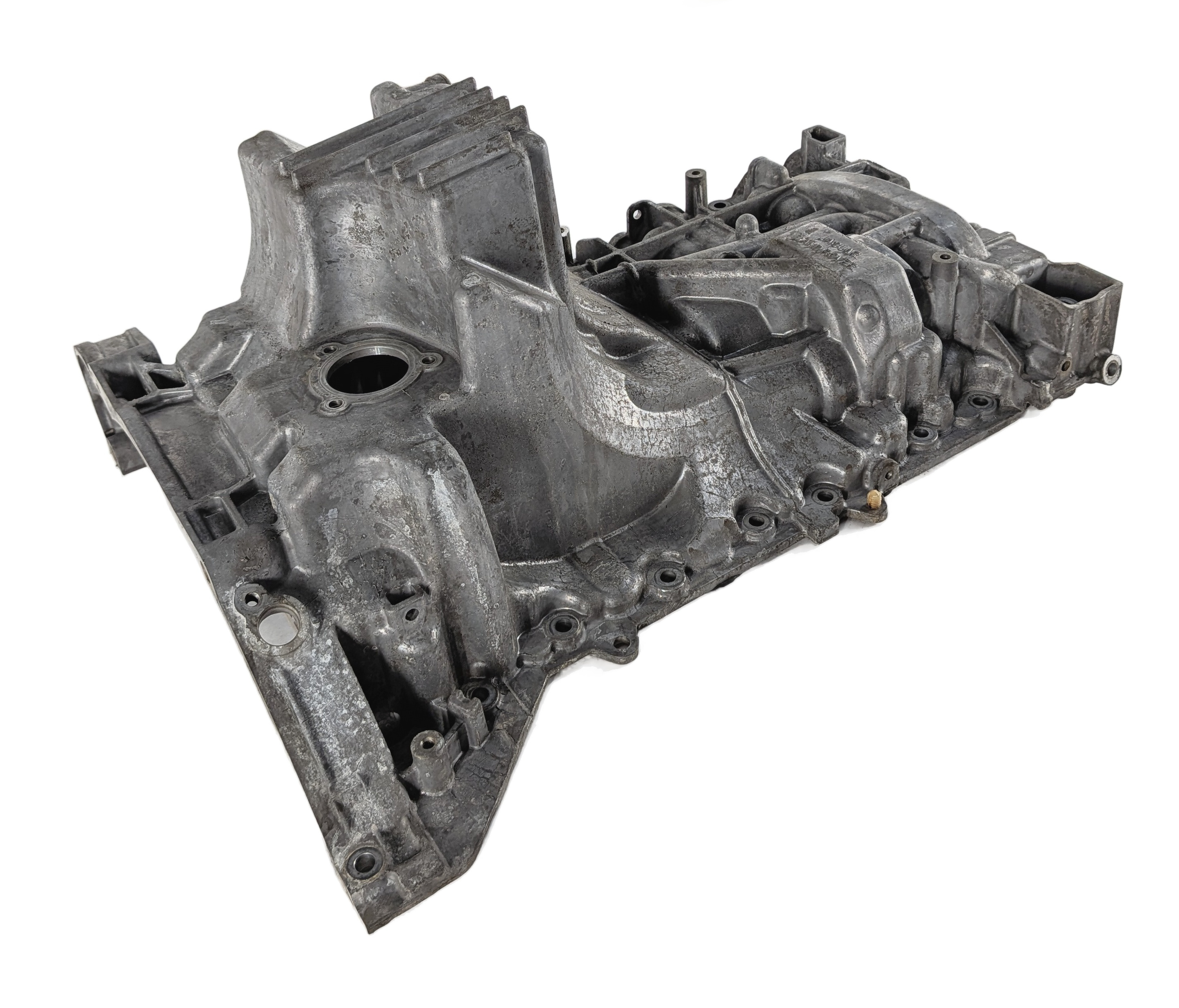 10-17 DISCOVERY LR4 ROVER SPORT (L320 L494 L405) 3.0L 5.0L LOWER ENGINE OIL PAN — exact item pictured