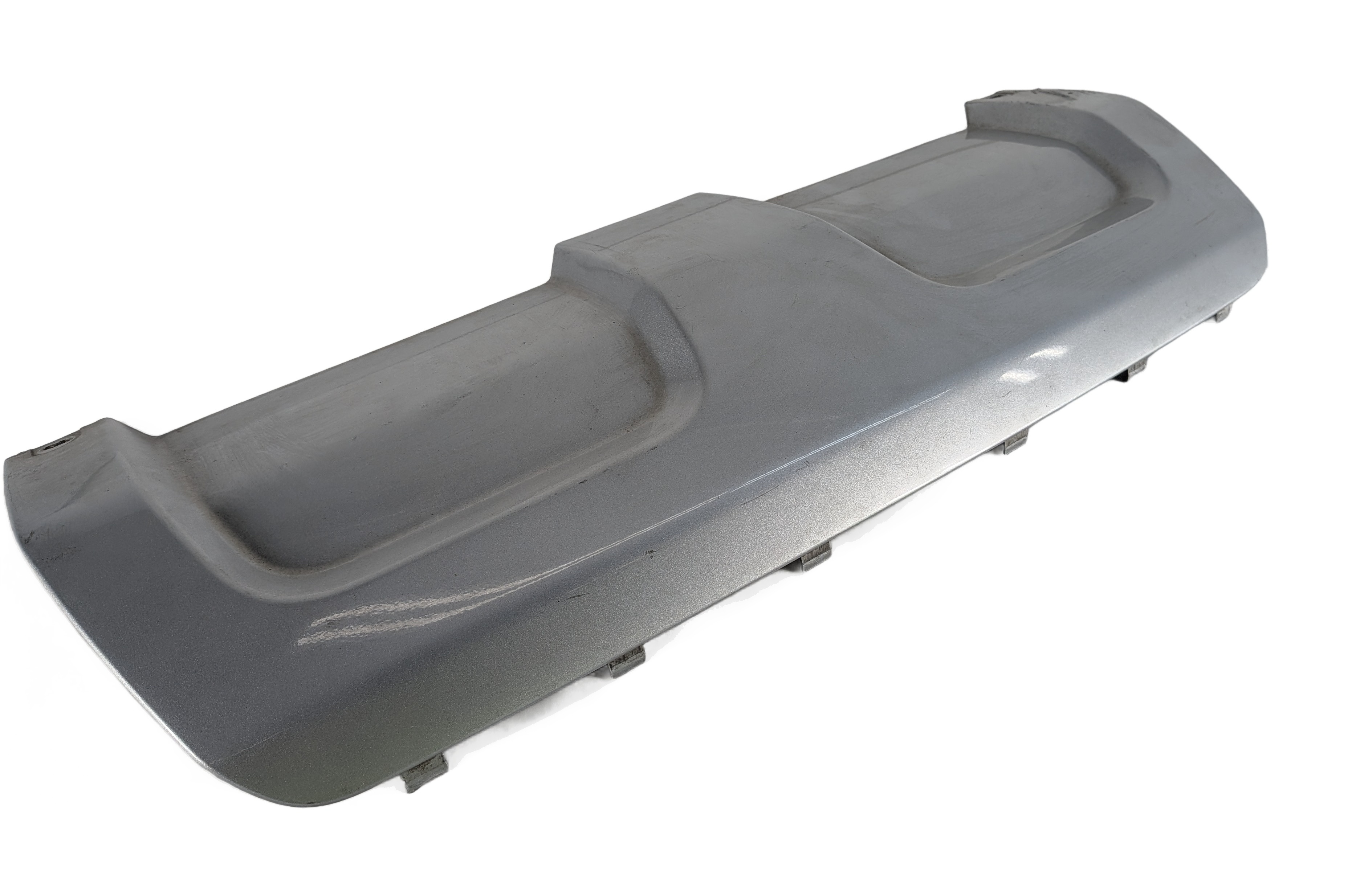 2016 RANGE ROVER SPORT L494 REAR BUMPER LOWER VALANCE APRON COVER TRIM (SILVER) — exact item pictured