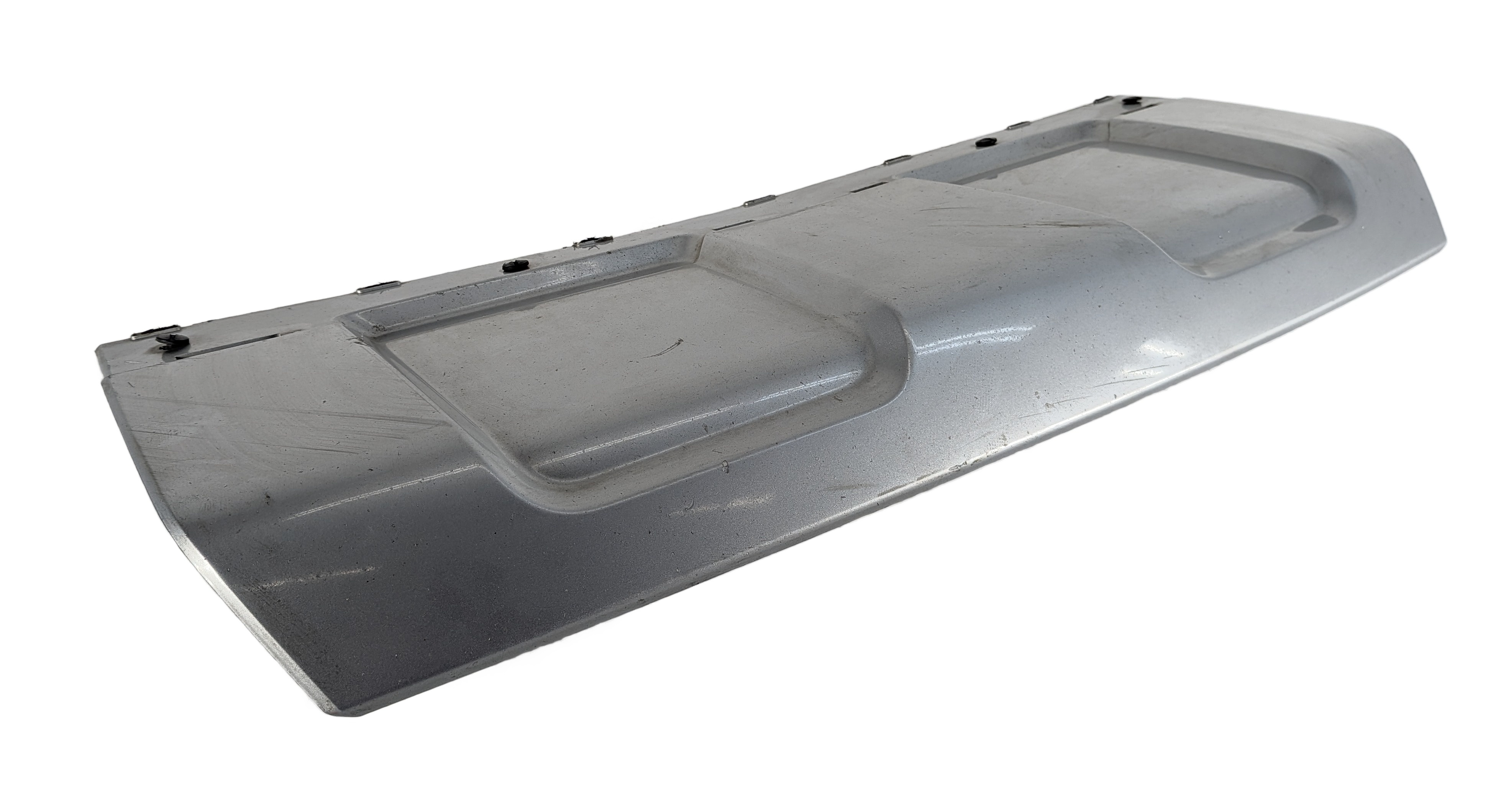 2016 RANGE ROVER SPORT L494 FRONT BUMPER LOWER VALANCE SKID PLATE TRIM (SILVER) — exact item pictured