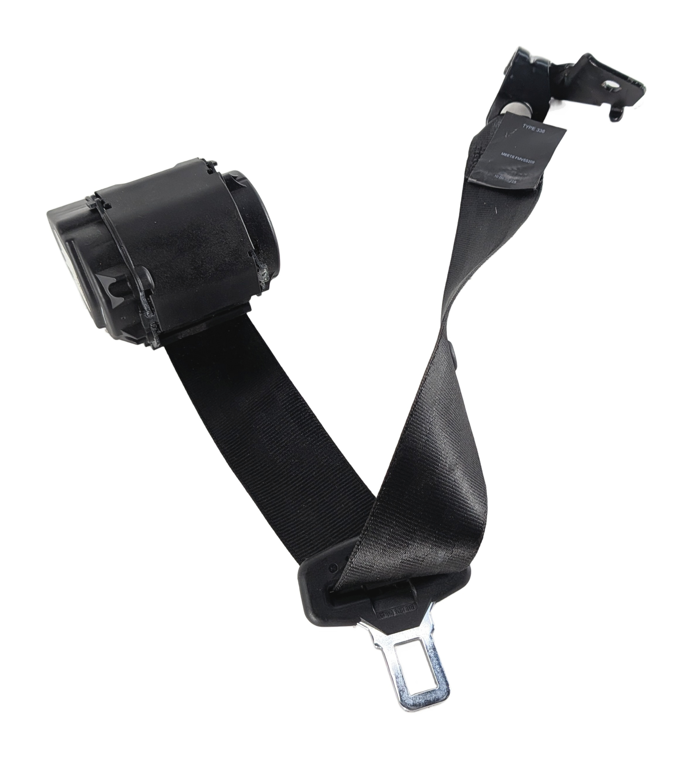 2016 RANGE ROVER SPORT (L494) REAR CENTER MIDDLE SEAT SEATBELT RETRACTOR (Black) — exact item pictured