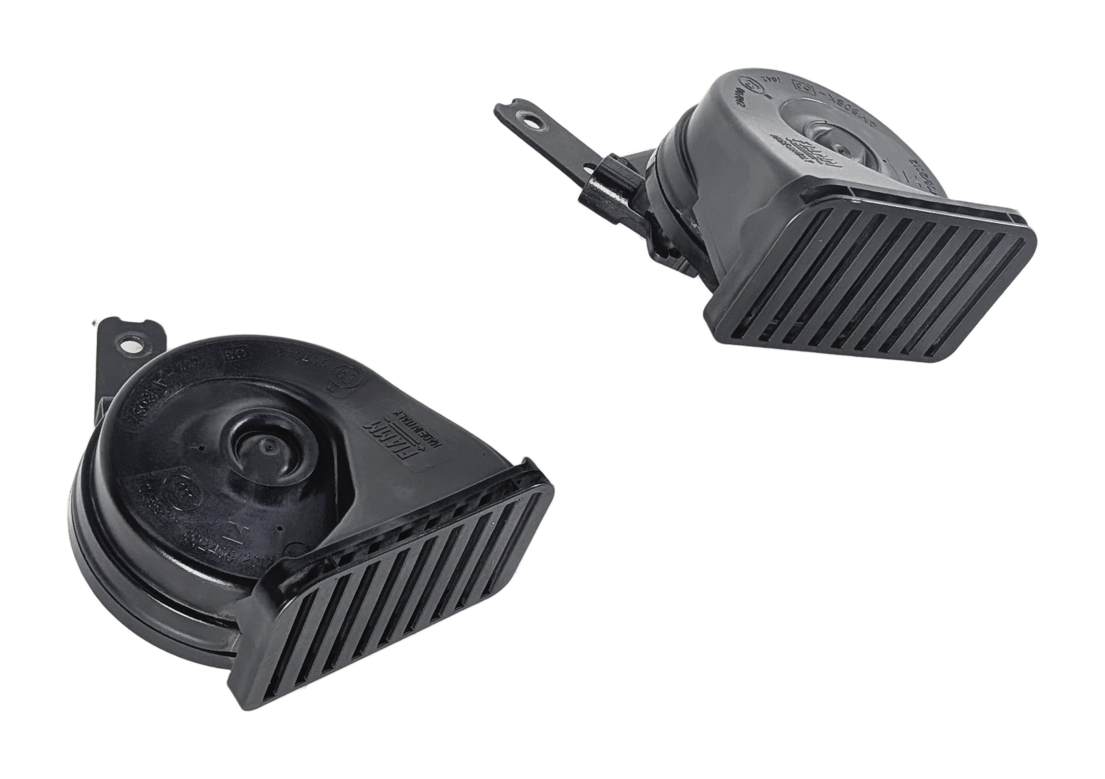 17-23 LAND ROVER DISCOVERY L462 FRONT HIGH LOW TONE HORN SPEAKER SET/2 — exact item pictured