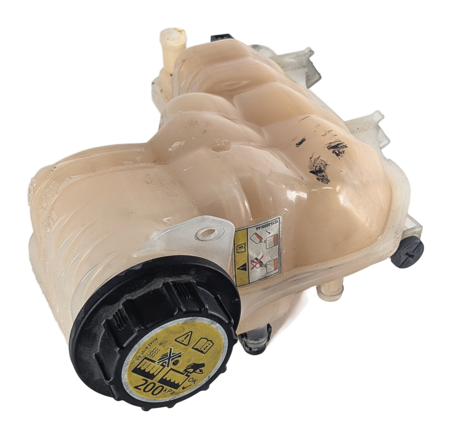 17-21 LAND ROVER DISCOVERY L462 3.0L SUPER WATER COOLANT RADIATOR OVERFLOW TANK — exact item pictured