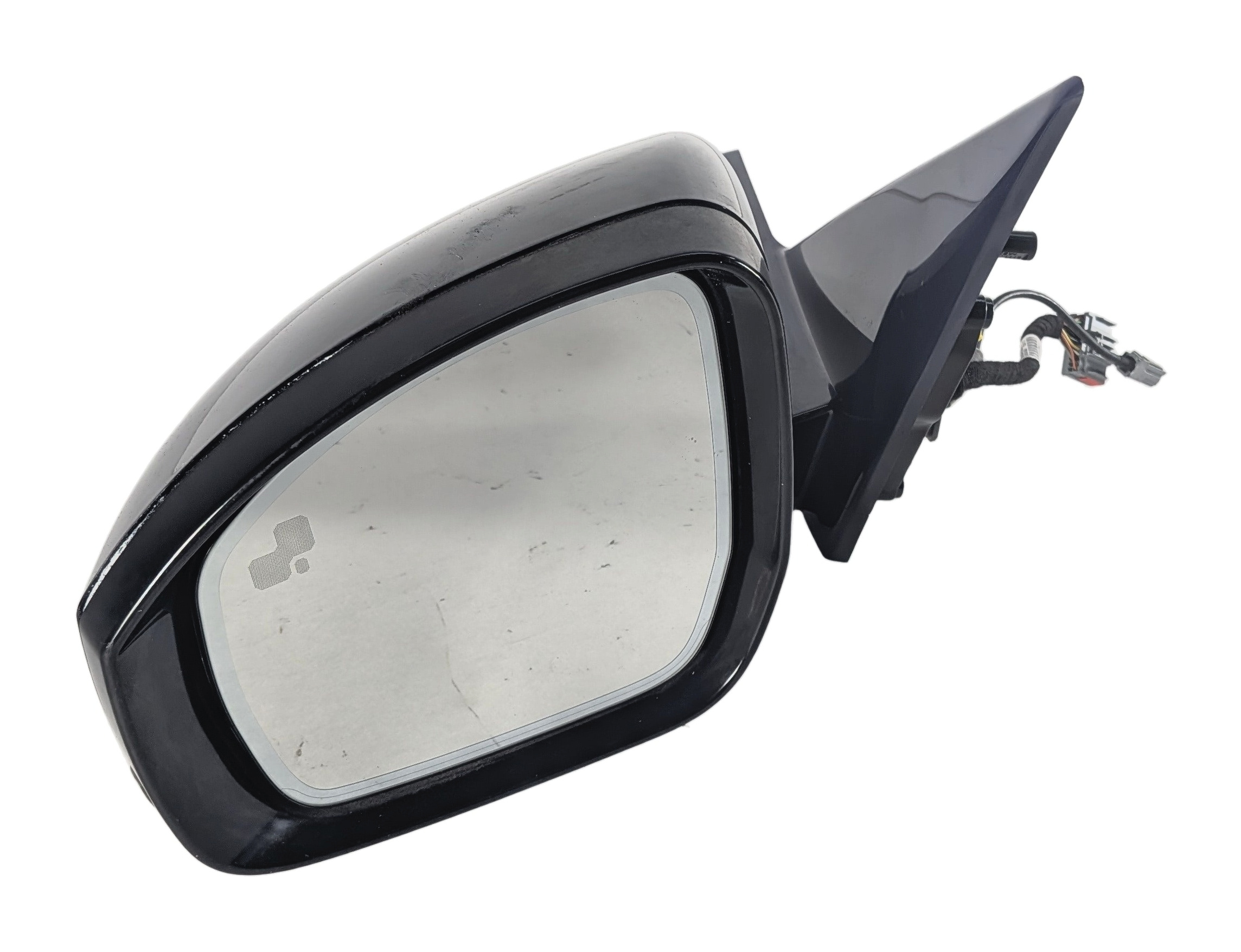 17-18 ROVER DISCOVERY L462 LEFT PFOLD HEAT BLIND SPOT CAMERA DOOR MIRROR (Black) — exact item pictured