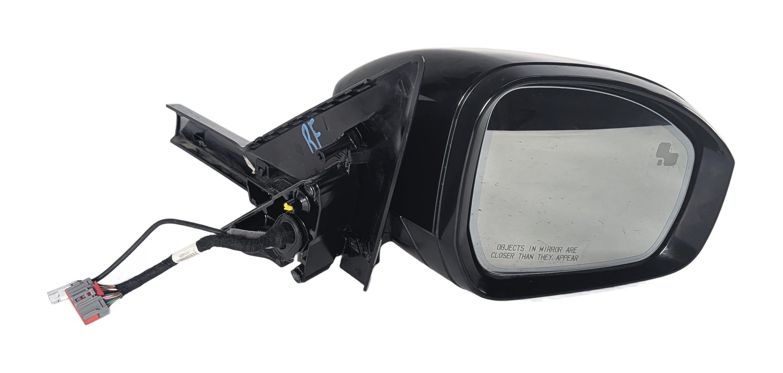 17-18 ROVER DISCOVERY L462 RIGHT PFOLD HEAT BLIND SPOT CAMERA DOOR MIRROR(Black) — exact item pictured