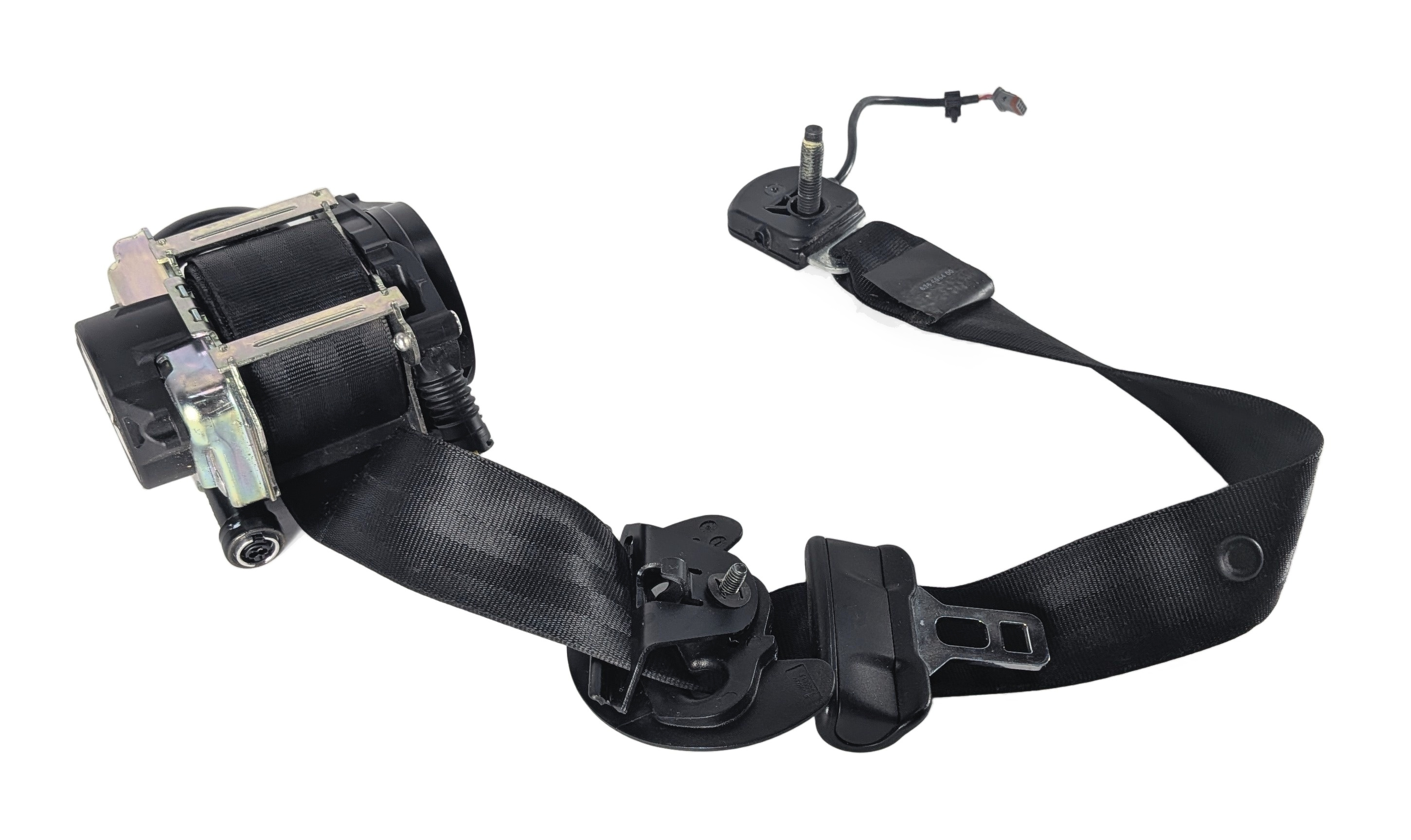 17-19 LAND ROVER DISCOVERY L462 FRONT RIGHT PASSENGER SEATBELT RETRACTOR (Black) — exact item pictured