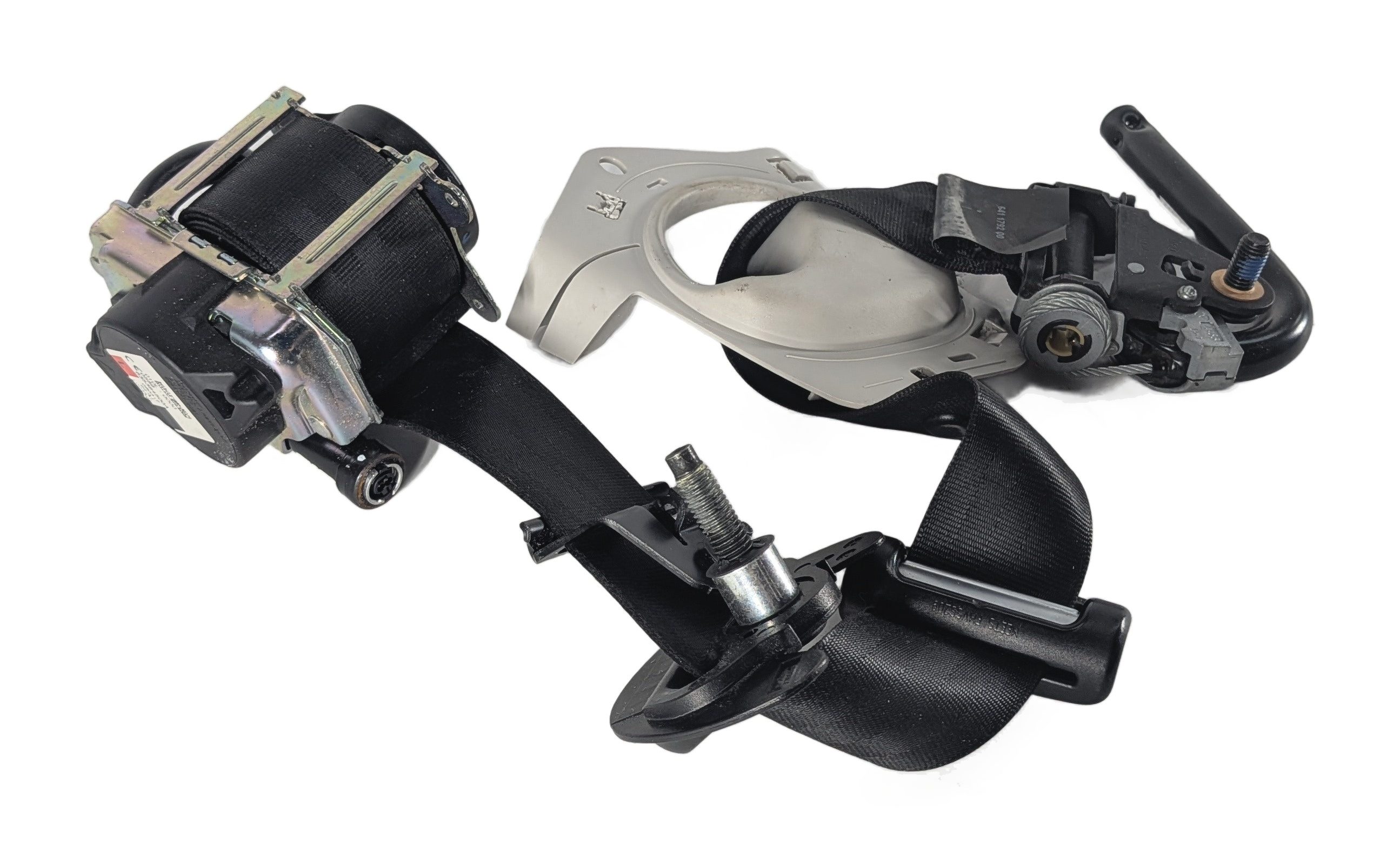 17-19 LAND ROVER DISCOVERY L462 FRONT LEFT DRIVER SEATBELT RETRACTOR (Black) — exact item pictured