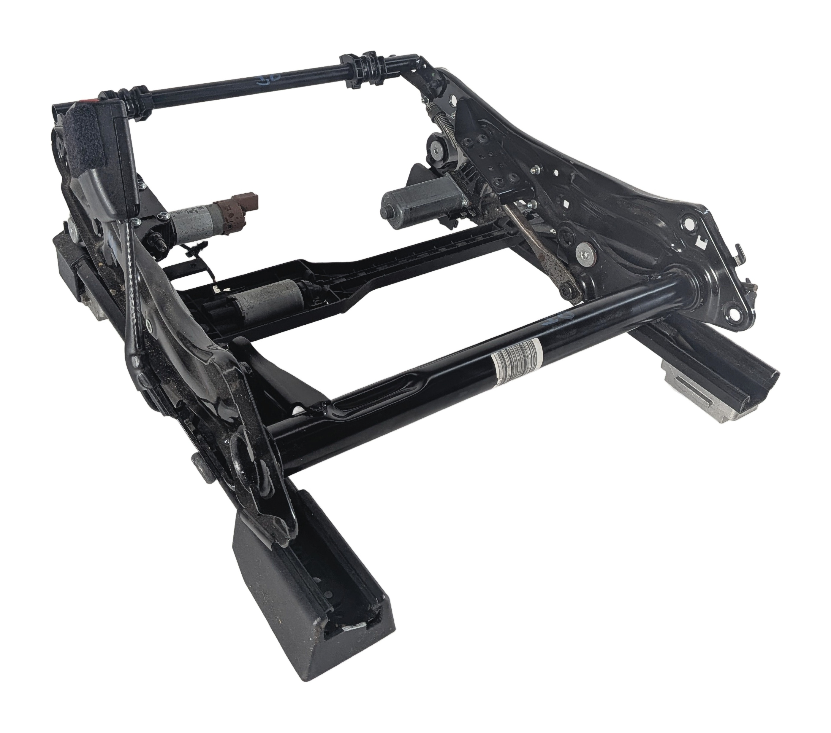 2017-2020 LAND ROVER DISCOVERY (L462) FRONT RIGHT PASSENGER SEAT TRACK w/MOTORS — exact item pictured