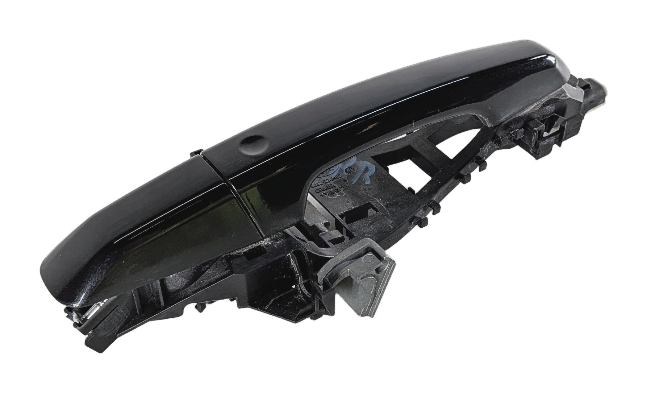 17-20 LAND ROVER DISCOVERY L462 REAR RIGHT PASSENGER PASSIVE DOOR HANDLE (Black) — exact item pictured
