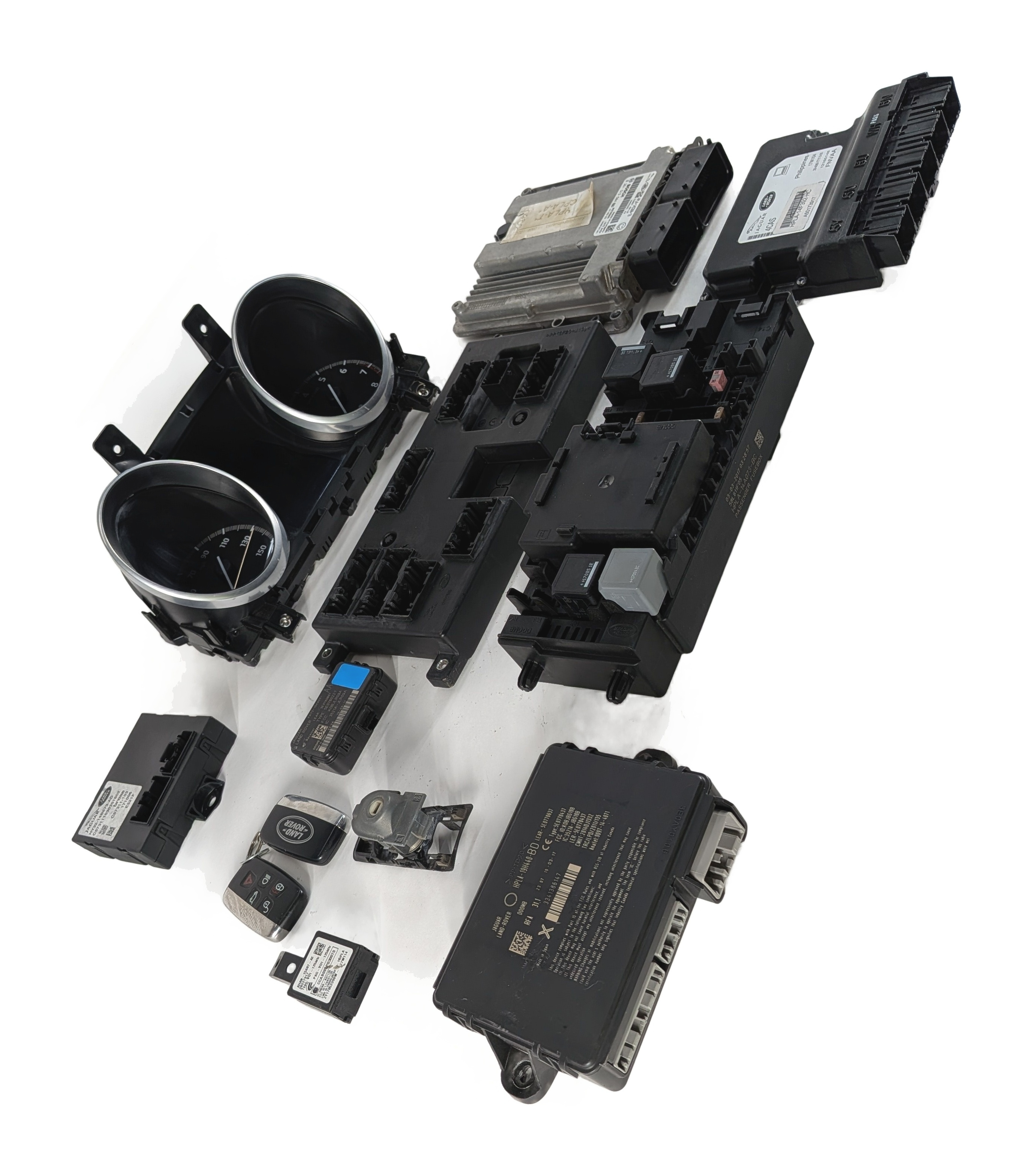 2017 LAND ROVER DISCOVERY L462 3.0L AJ126 ECM BCM CLUSTER KEY IMMOBILIZER SET/12 — exact item pictured