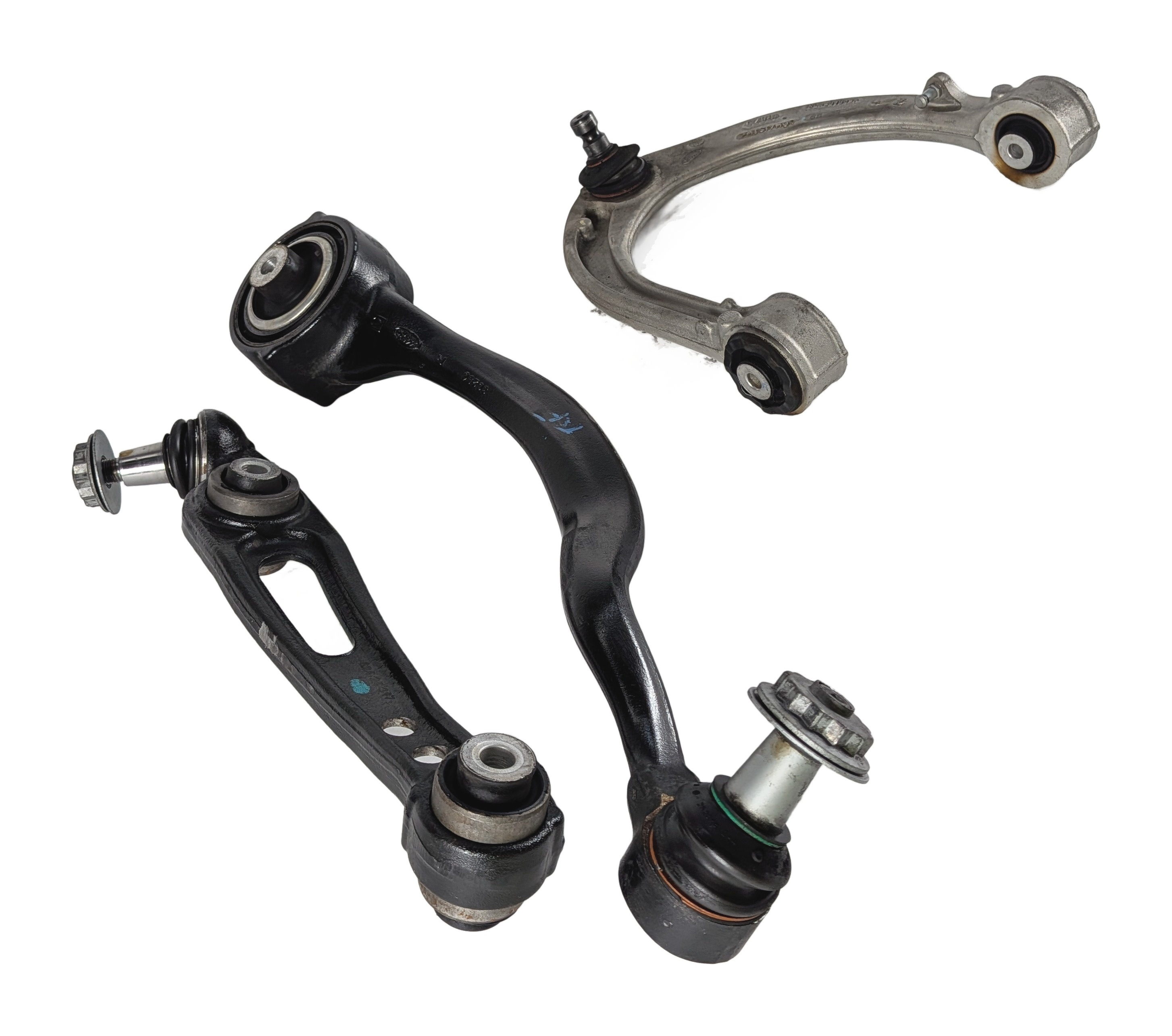17 LAND ROVER DISCOVERY L462 FRONT RIGHT PASSENGER UPPER LOWER CONTROL ARM SET/3 — exact item pictured