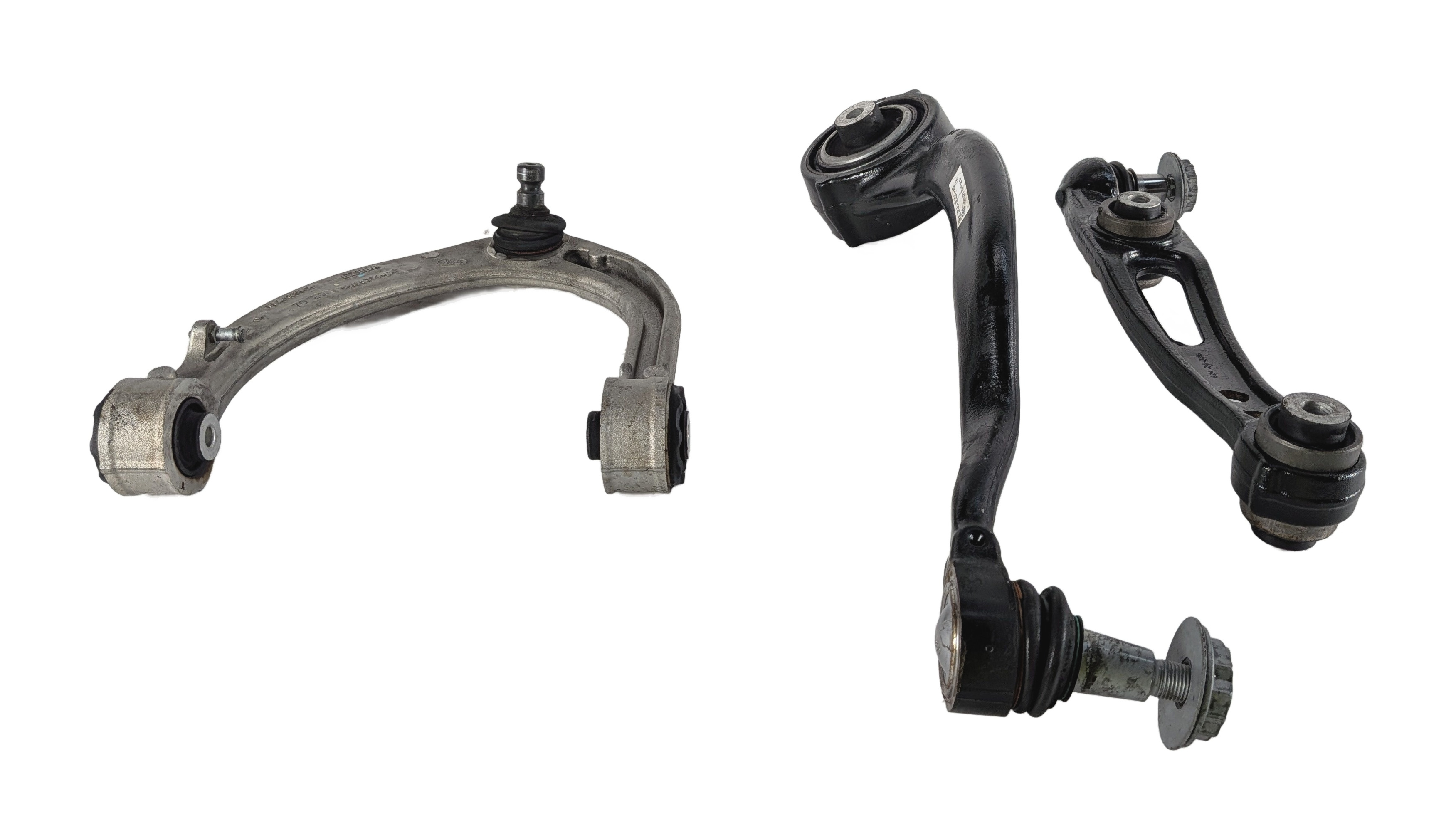 2017 LAND ROVER DISCOVERY (L462) FRONT LEFT DRIVER UPPER LOWER CONTROL ARM SET/3 — exact item pictured