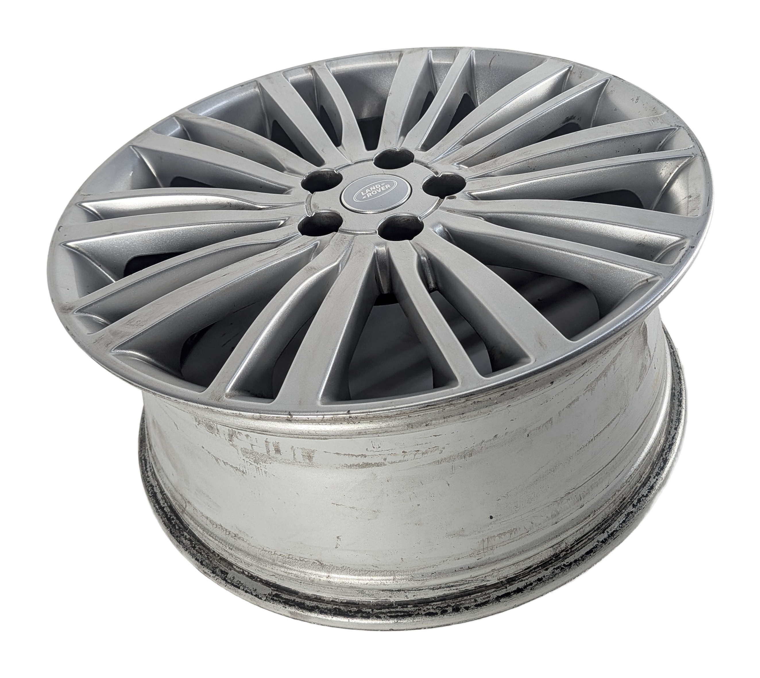 17-20 LAND ROVER DISCOVERY L462 20 X 8.5 10 SPLIT SPOKE WHEEL RIM SPARKLE SILVER — exact item pictured