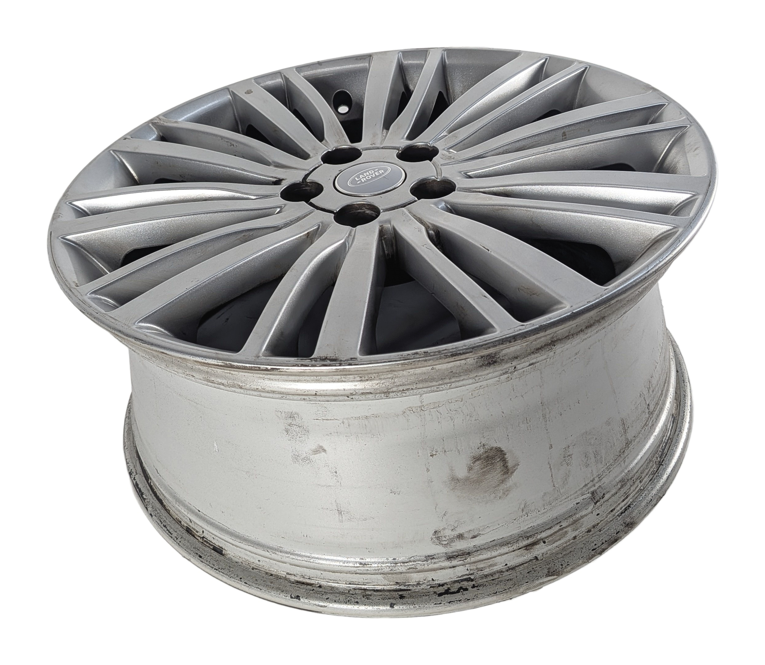17-20 LAND ROVER DISCOVERY L462 20 X 8.5 10 SPLIT SPOKE WHEEL RIM SPARKLE SILVER — exact item pictured