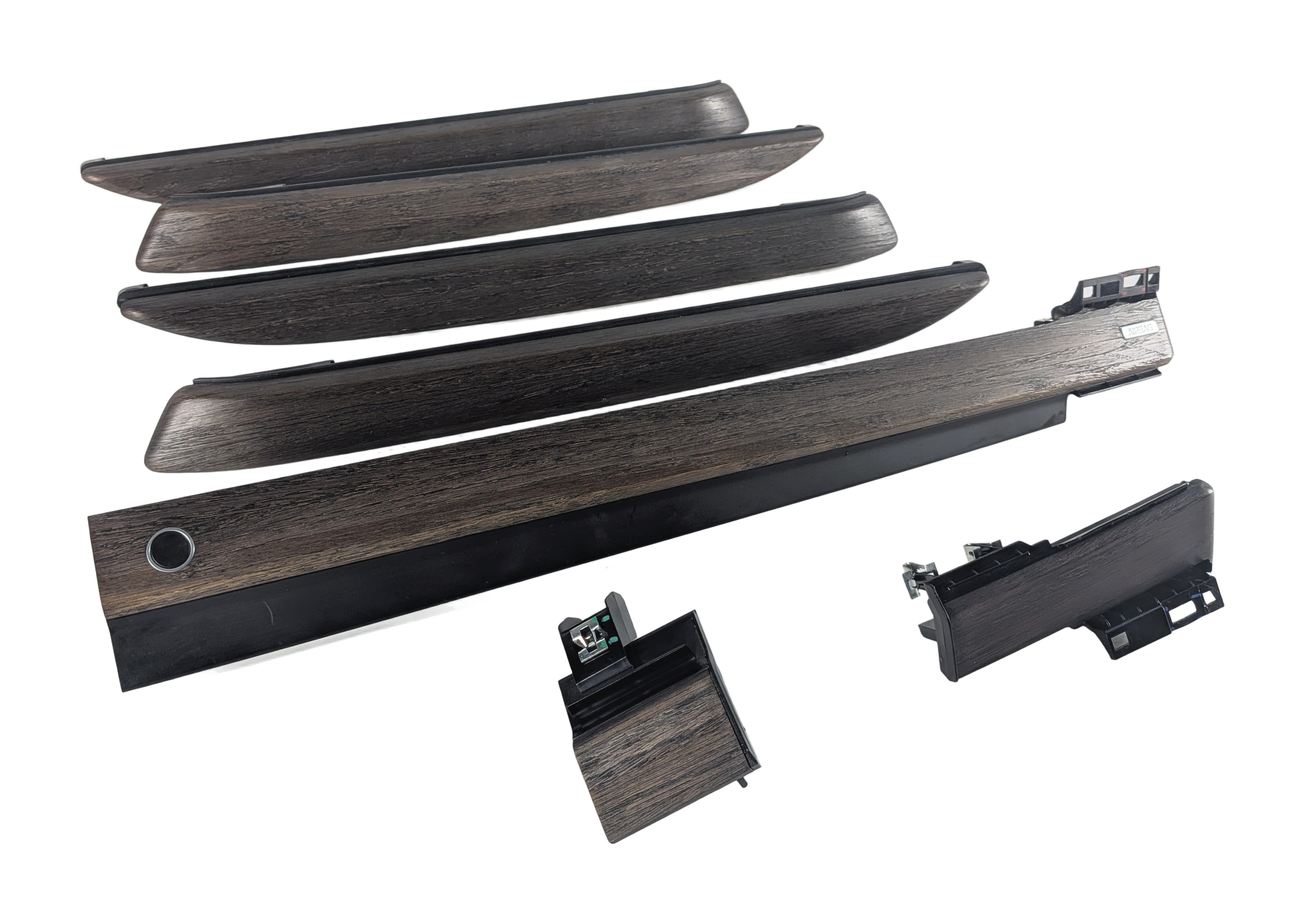 2017 LAND ROVER DISCOVERY L462 DASH DOOR PANEL TRIM SET/7 (Natural Shadow Oak) — exact item pictured