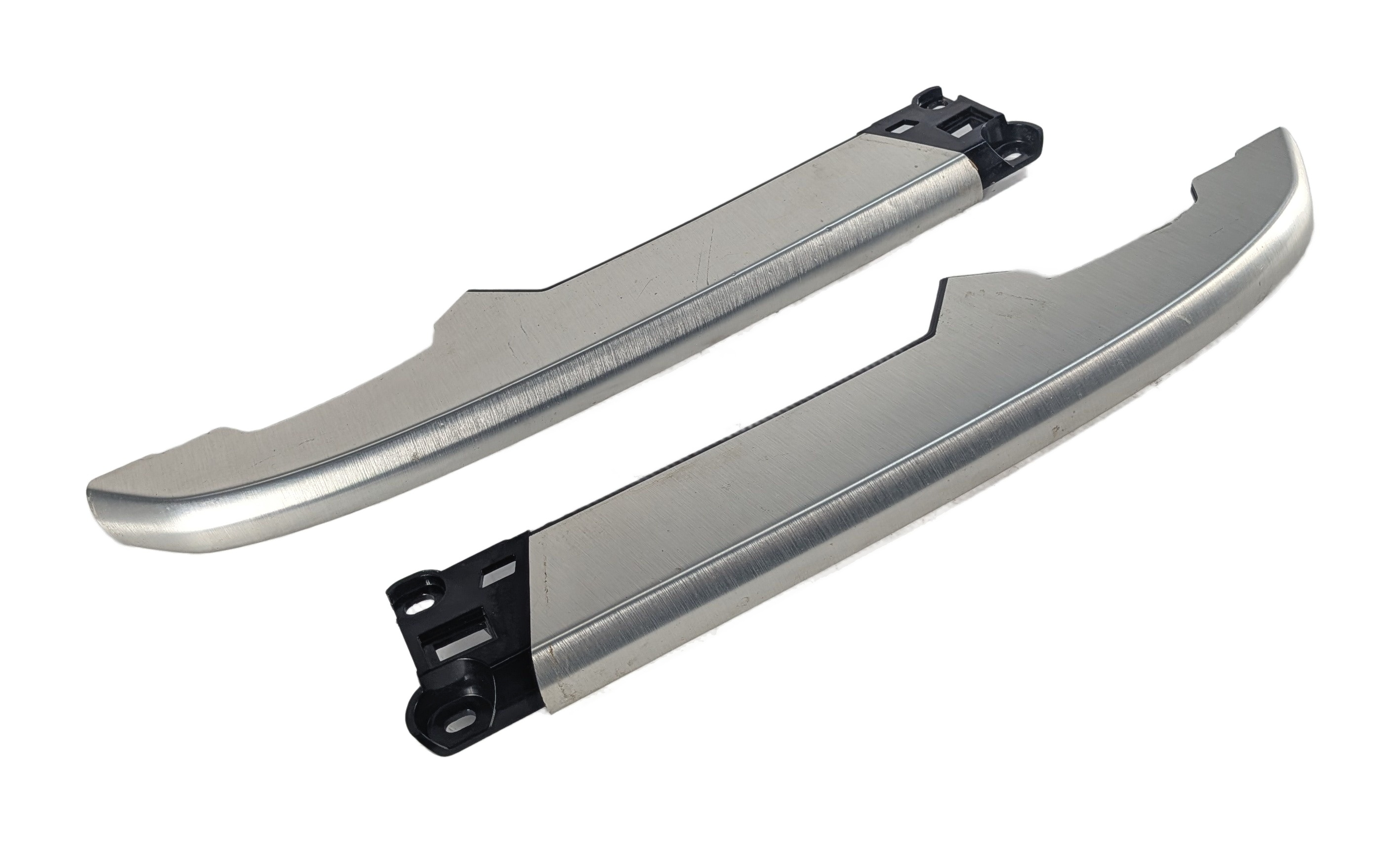 2017 LAND ROVER DISCOVERY (L462) DASH VERTICAL TRIM SET/2 (BRUSHED ALUMINUM) — exact item pictured