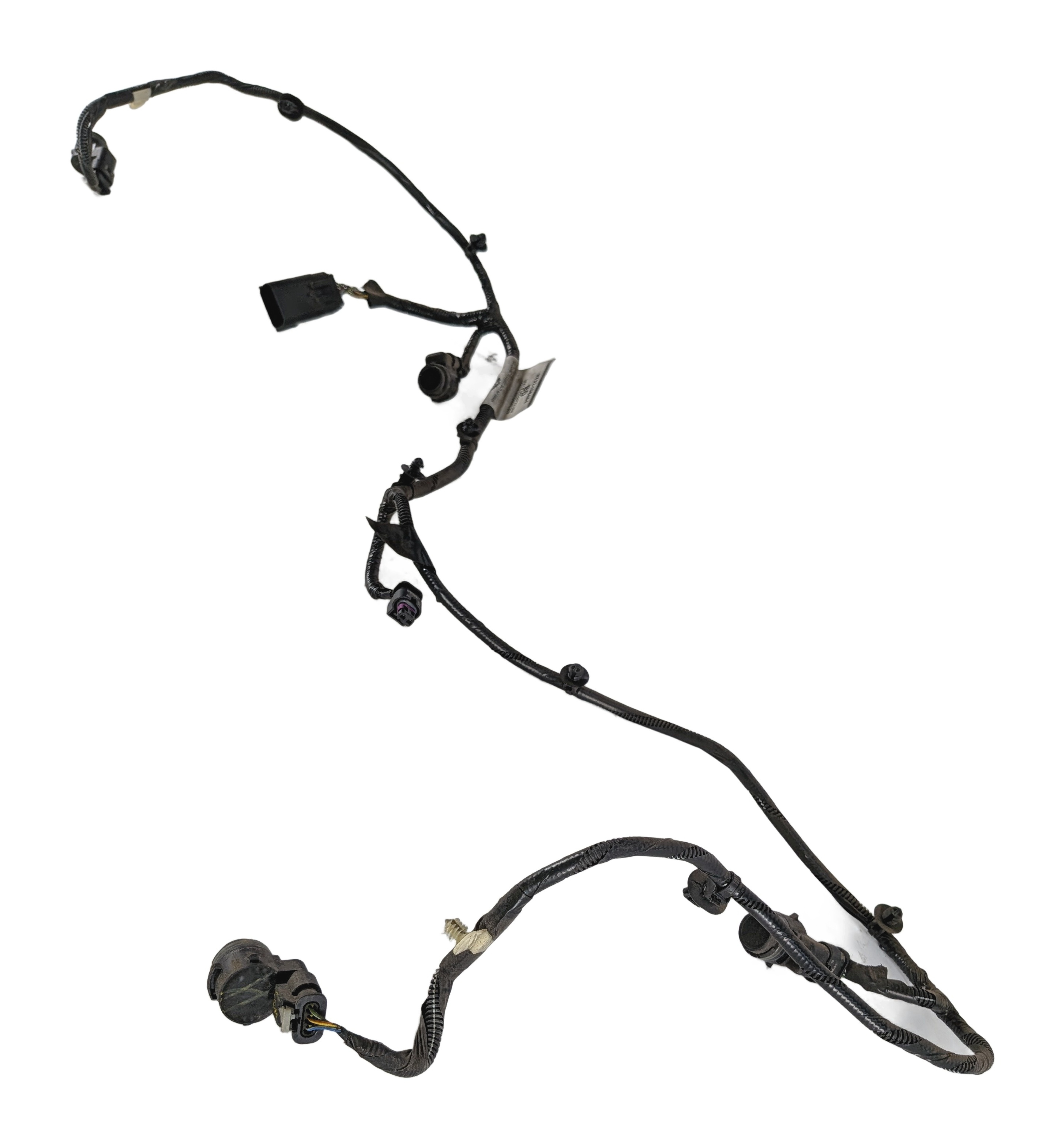 2017 LAND ROVER DISCOVERY L462 REAR PARKING PDC SENSOR SET/4 w/ HARNESS (Black) — exact item pictured