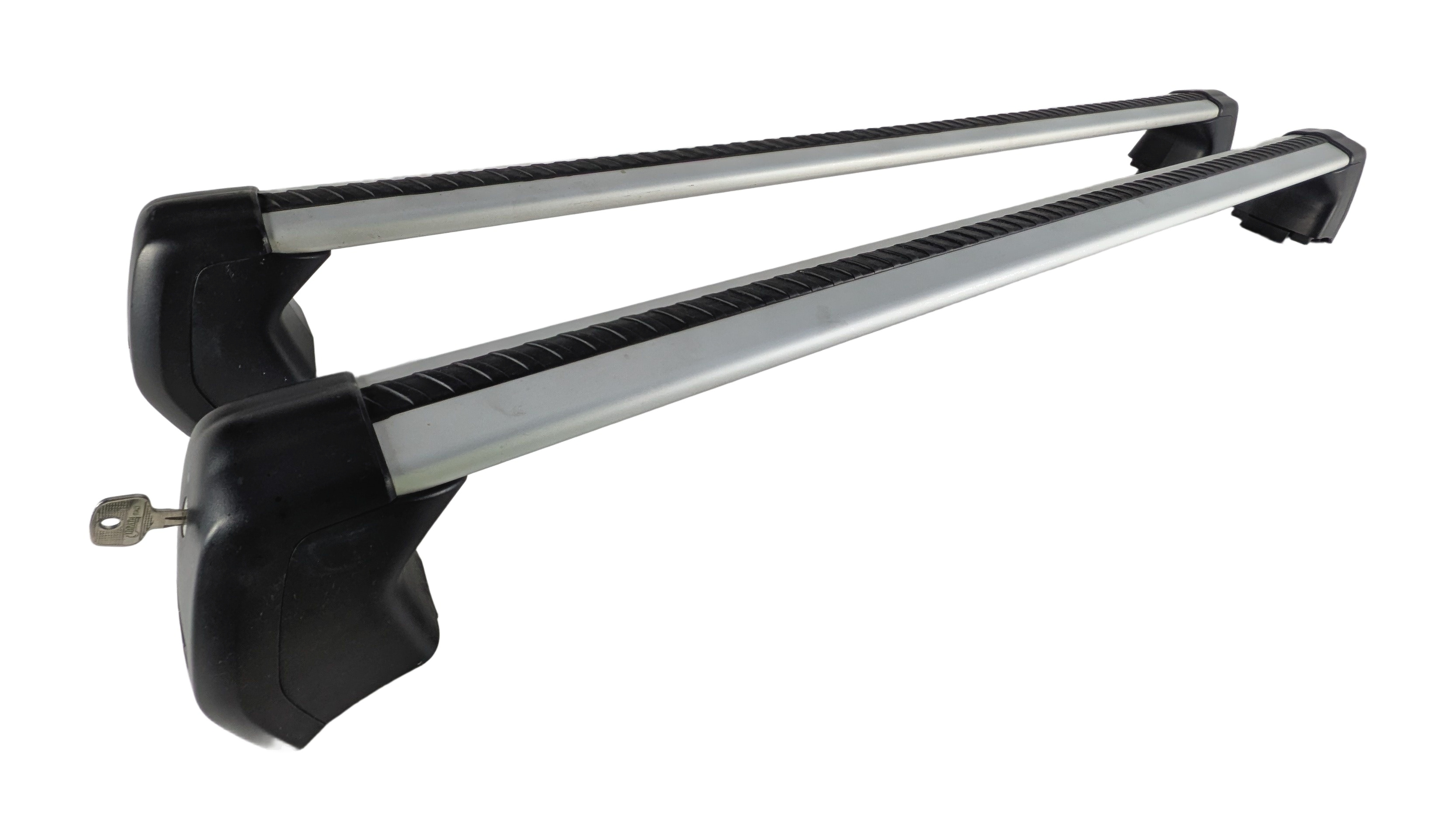 2017 LAND ROVER DISCOVERY (L462) FRONT & REAR ROOF RACK CROSS BARS SET/2 w/ KEYS — exact item pictured