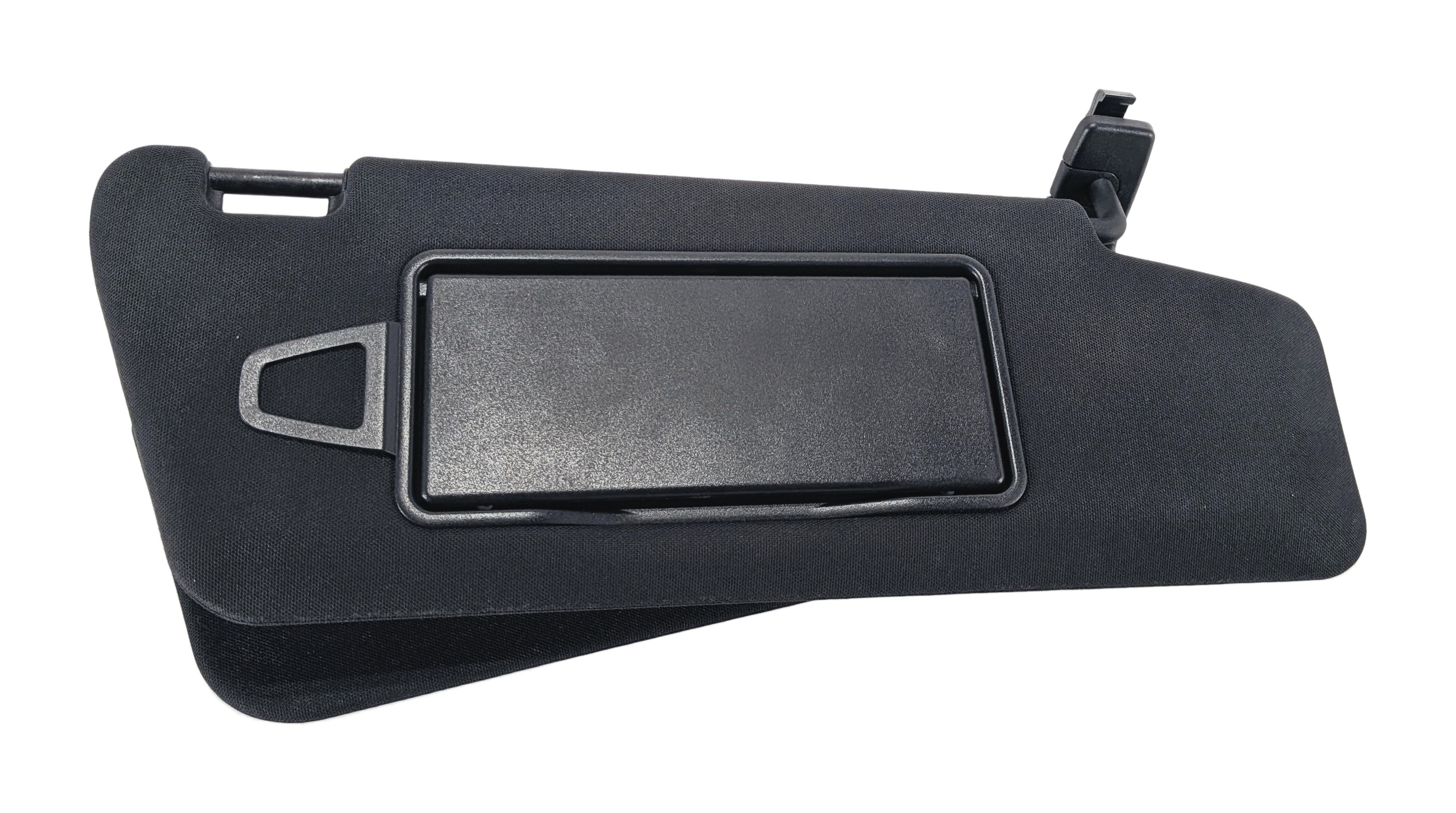 10-13 MERCEDES E350 E250 E550 (W212) RIGHT PASSENGER SUN VISOR w/MIRROR (Black) — exact item pictured