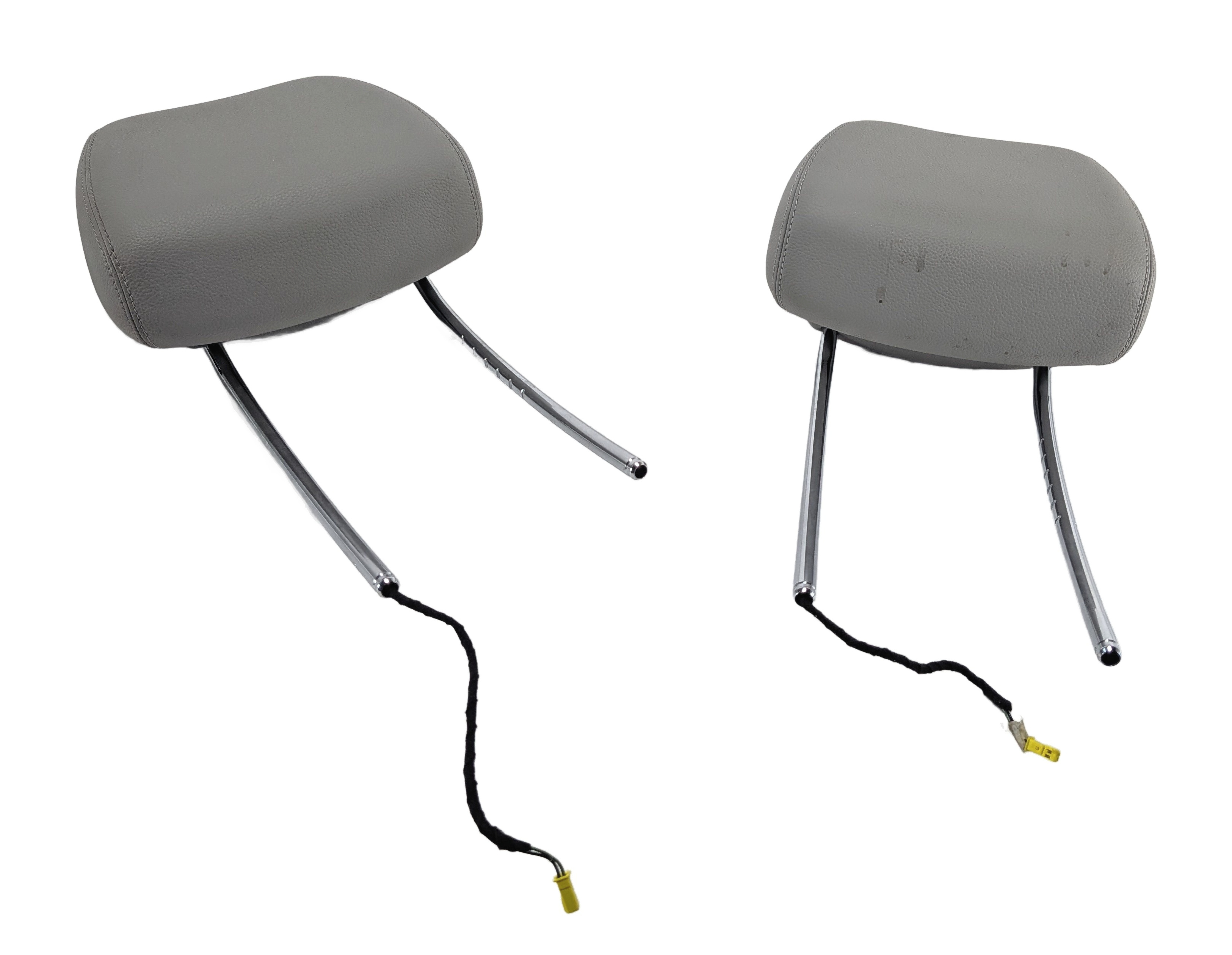10-13 MERCEDES E350 E400 E550 E63 AMG W212 FRONT ACTIVE HEADREST SET/2 (Gray) — exact item pictured