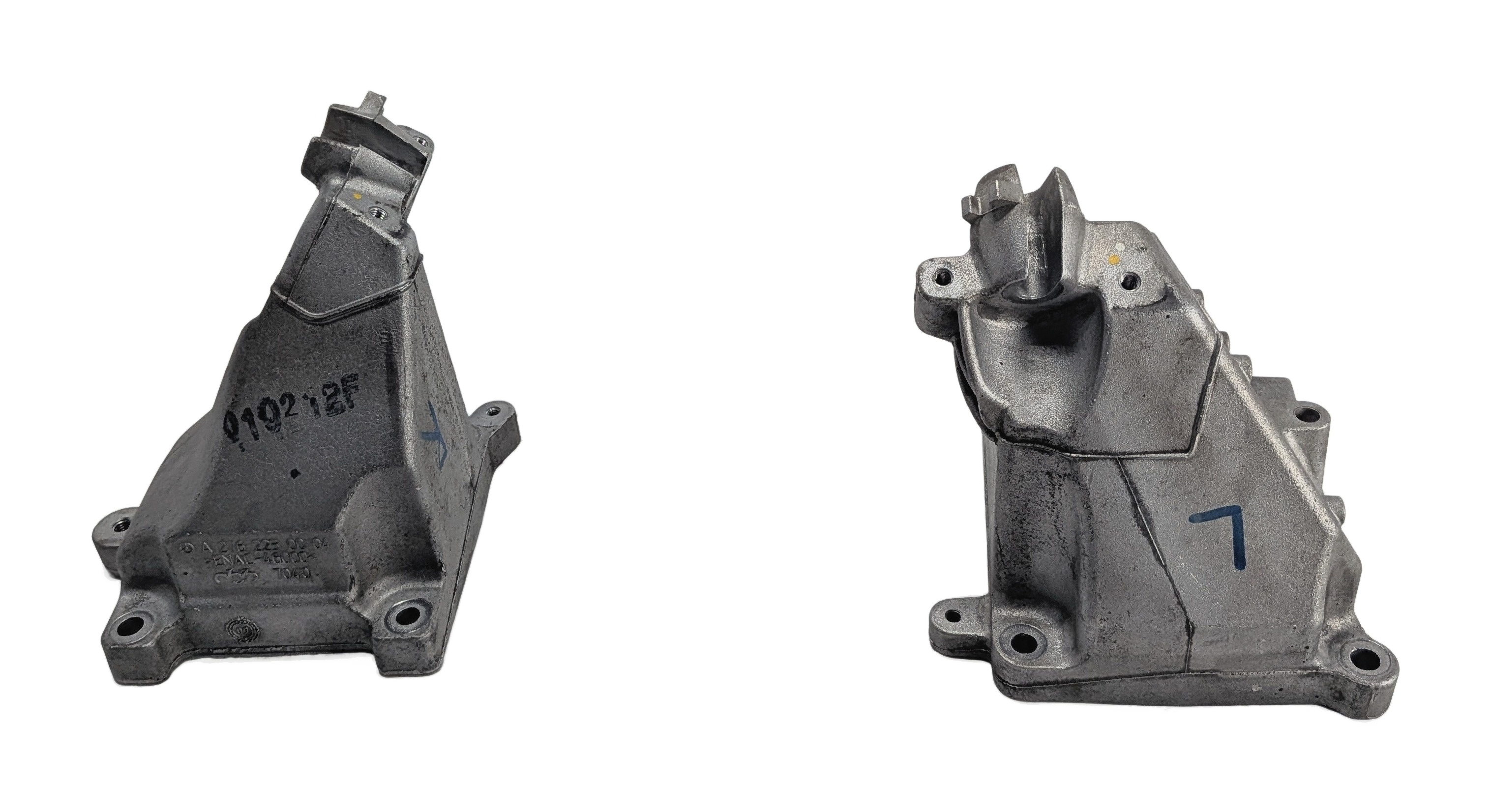 2012 MERCEDES E350 W212 3.5L 276.952 ENGINE LEFT/RIGHT MOTOR MOUNT BRACKET SET/2 — exact item pictured