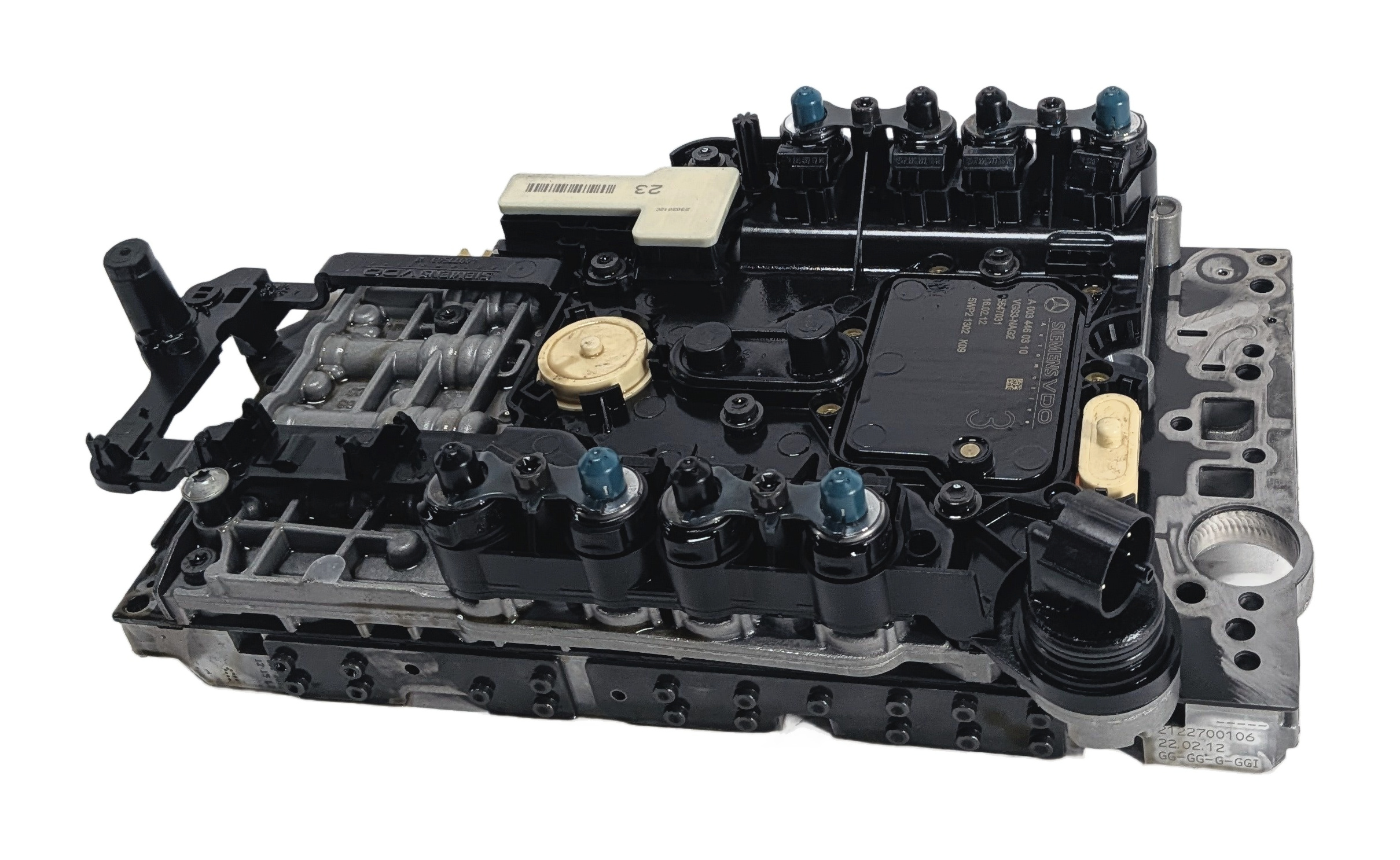2012 MERCEDES E350 W212 7G-TRONIC 722.9 TRANSMISSION VALVE BODY CONDUCTOR PLATE — exact item pictured