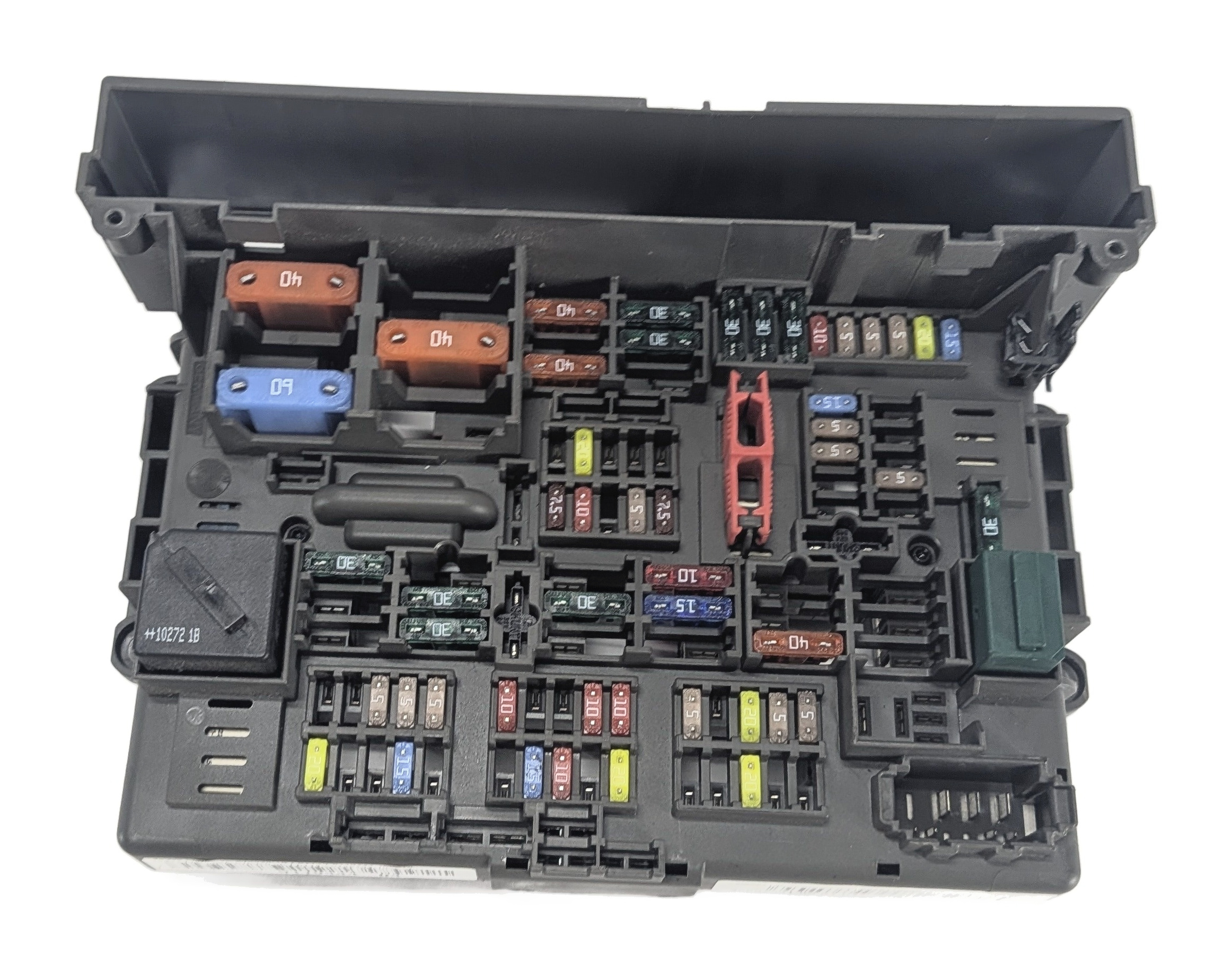 08-15 BMW 128i 135i 328i 335i M3 X1 (E84 E87 E90) POWER DISTRIBUTION FUSE BOX — exact item pictured