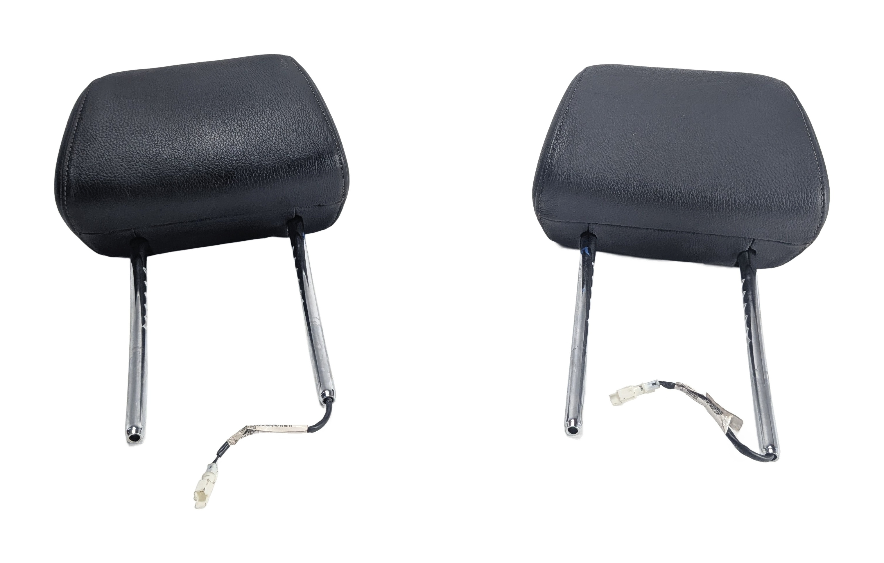 2006-2012 BMW 328i 335i 325i 330i M3 (E90) FRONT SEAT HEADREST SET/2 (Black) — exact item pictured