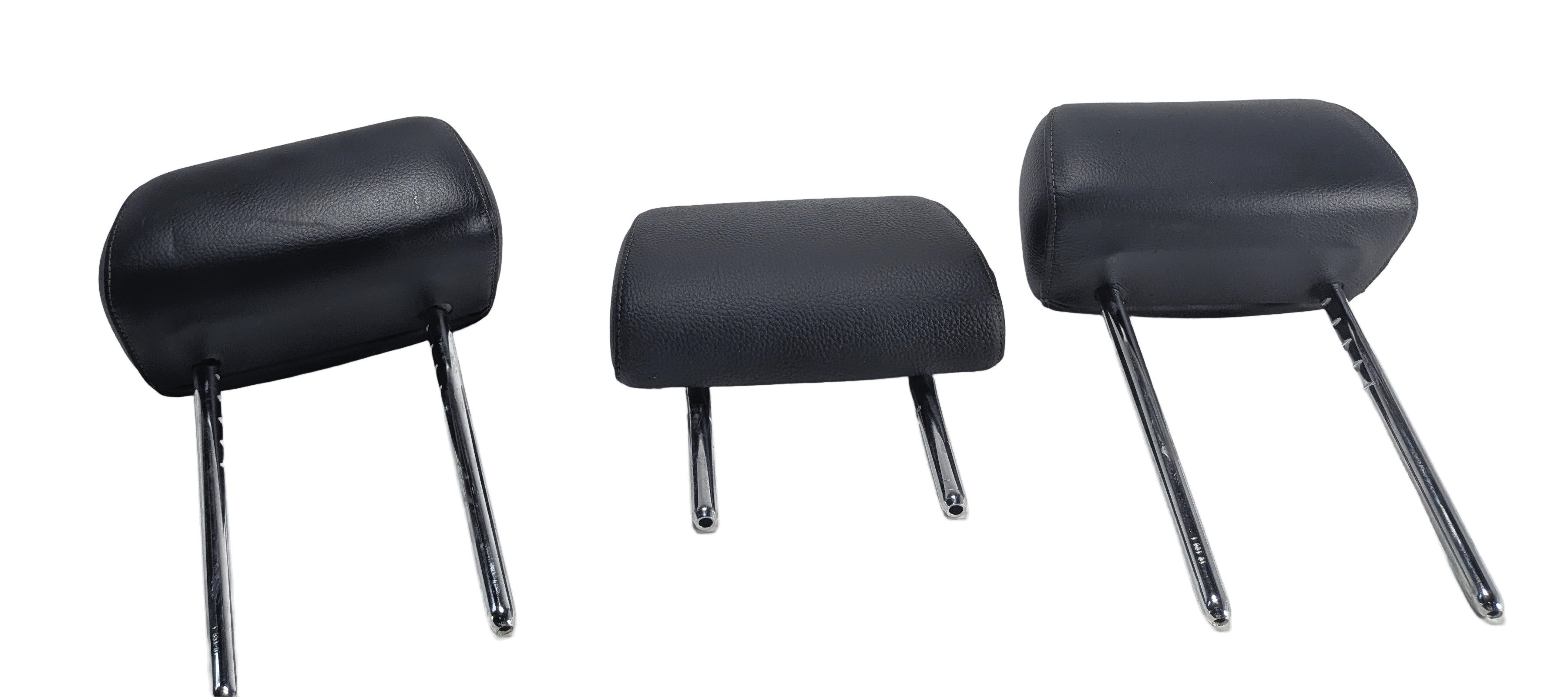 2009-2011 BMW 328i 335i M3 335d (E90) REAR 2ND ROW SEAT HEADREST SET/3 (Black) — exact item pictured
