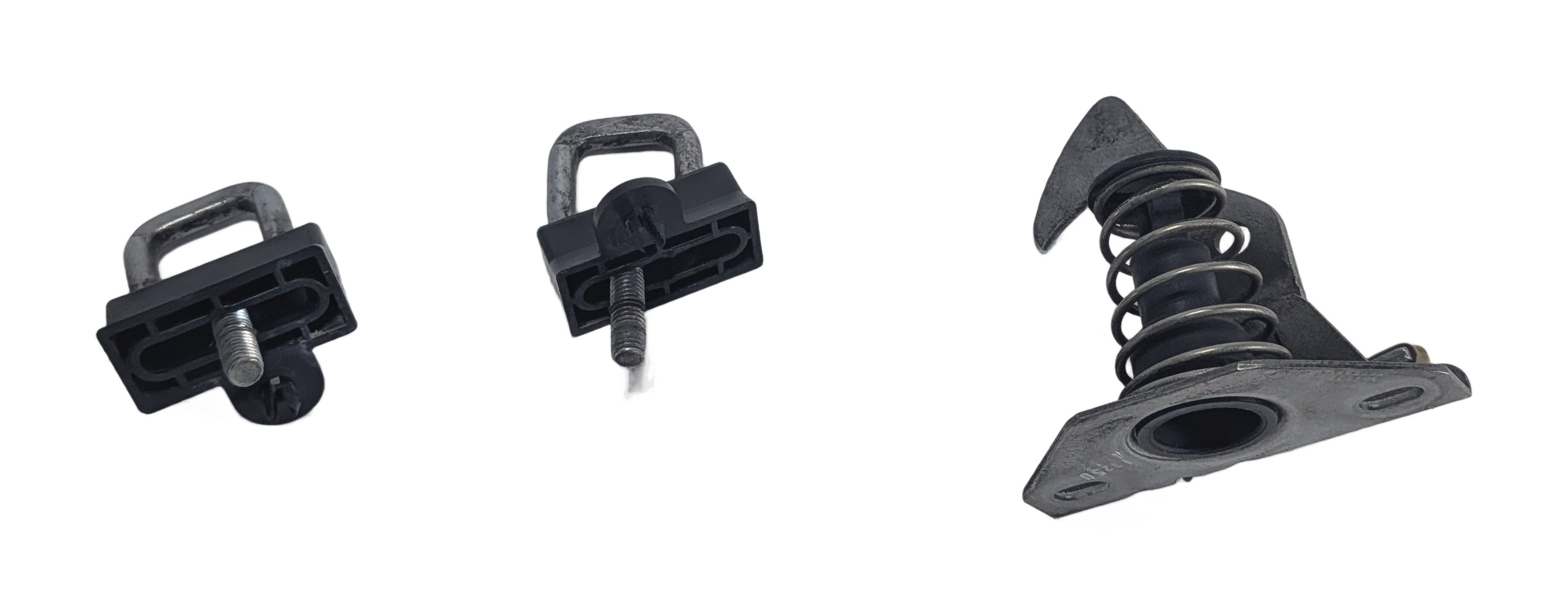 2011 BMW 335I (E90) FRONT HOOD BONNET LID SAFETY CATCH HOOK LATCH STRIKER SET/3 — exact item pictured