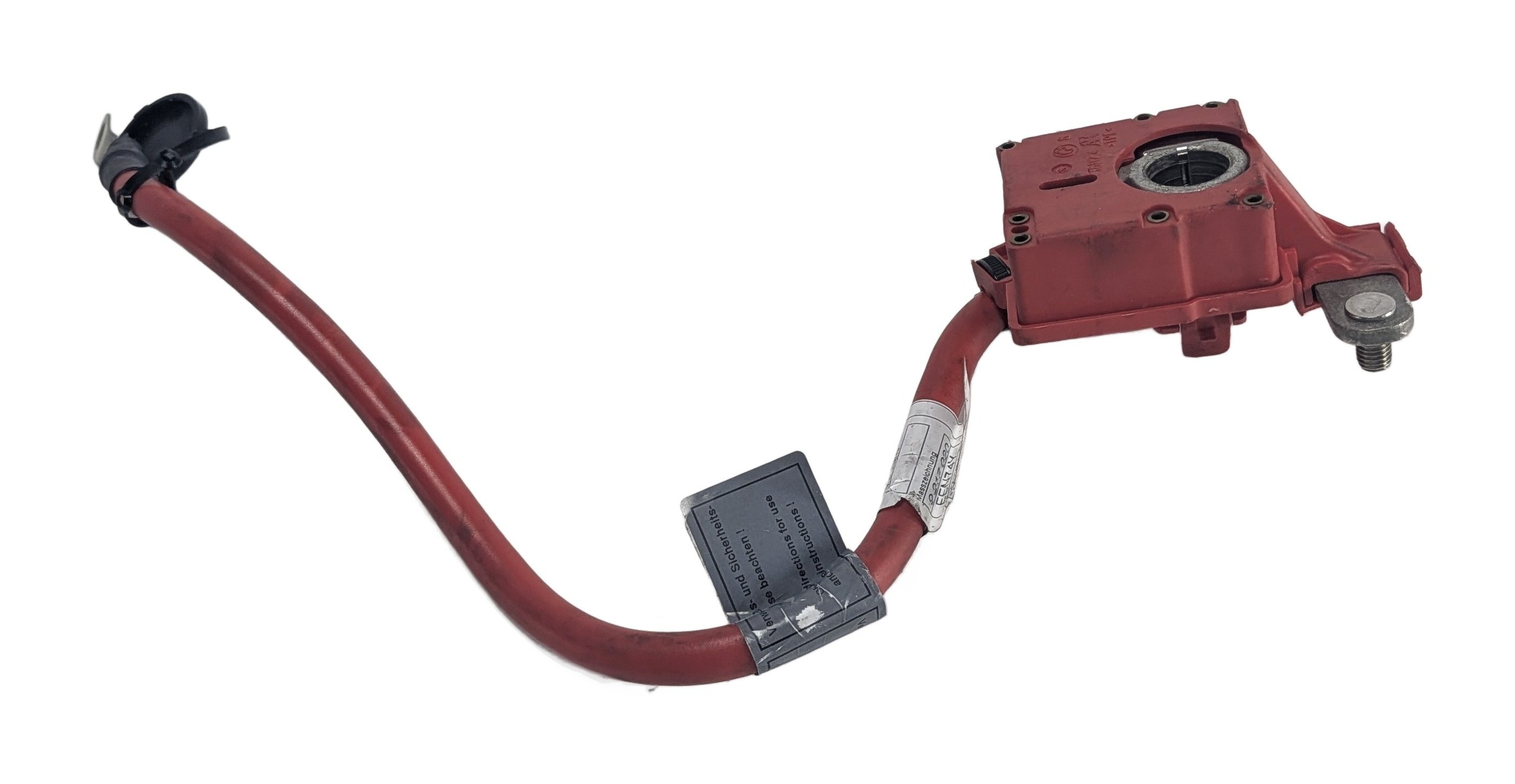 2011 BMW 335I (E90) 3.0L POSITIVE BATTERY POWER CABLE w/ SAFETY TERMINAL CLAMP — exact item pictured
