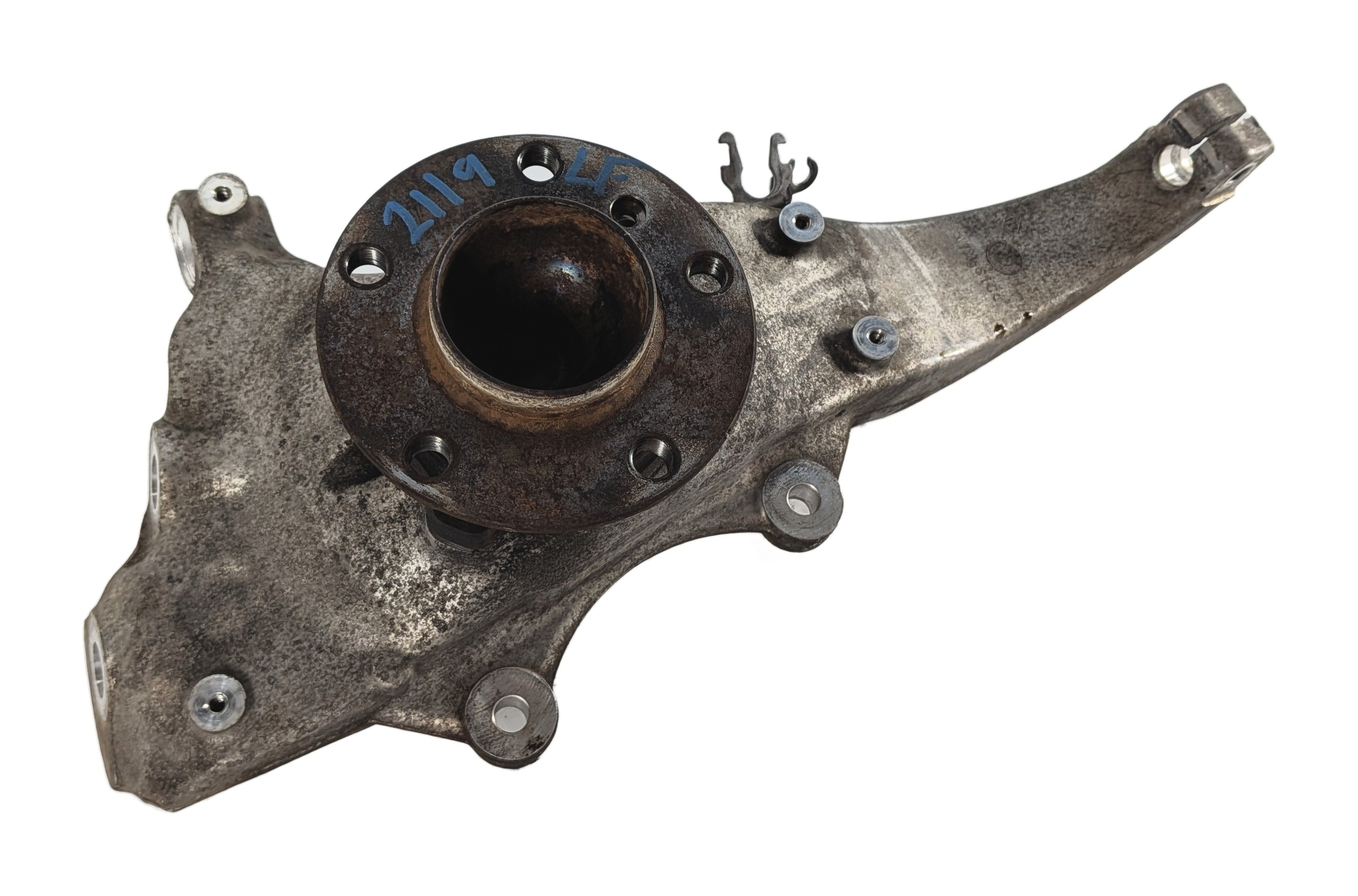 11-19 BMW 5 6 SERIES (F06 F10 F12 F13) RWD FRONT LEFT DRIVER SPINDLE KNUCKLE HUB — exact item pictured