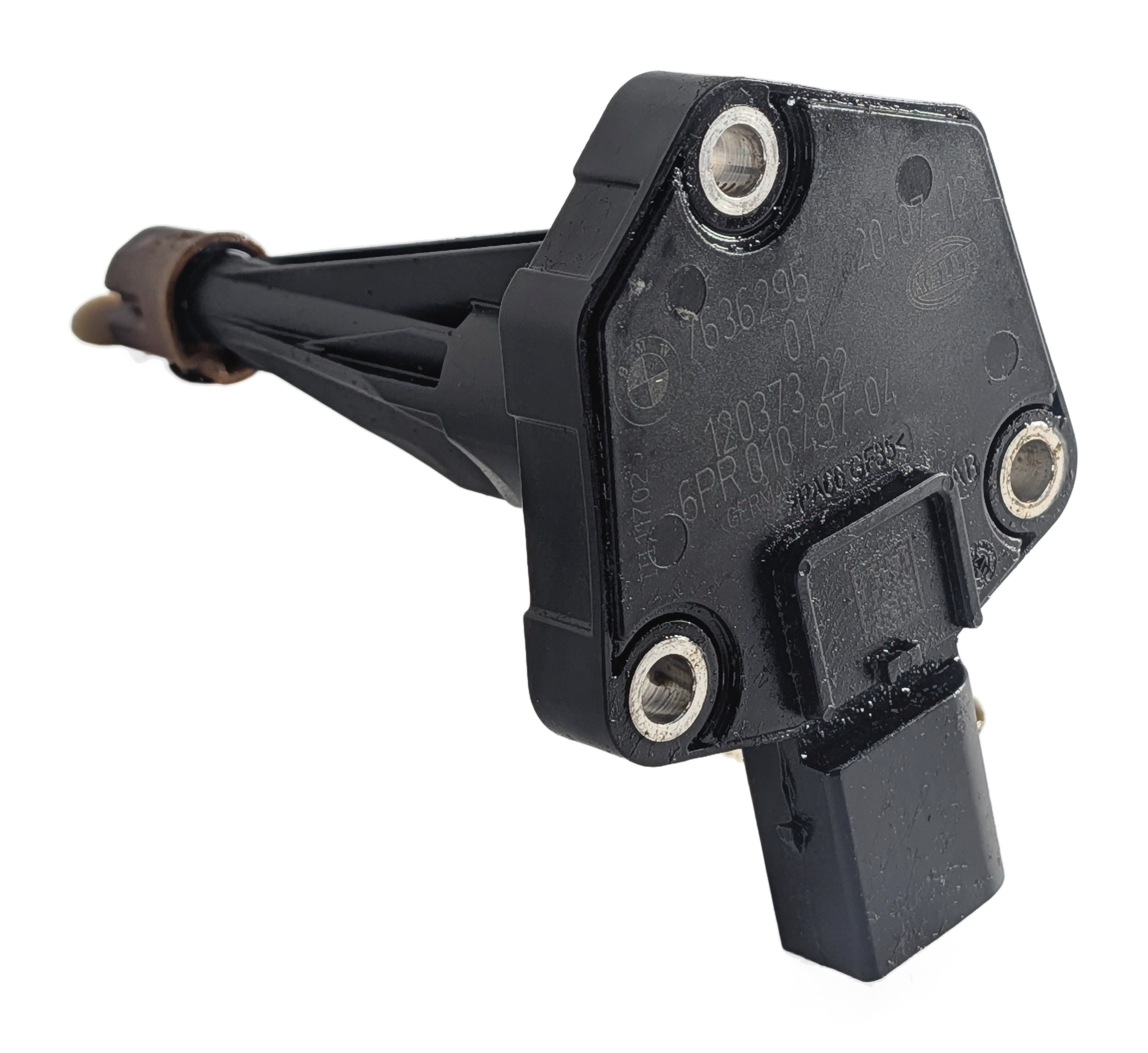 12-19 BMW 535i 640i 740i (F01 F02 F06 F10) 3.0L N55 ENGINE OIL LEVEL SENSOR — exact item pictured