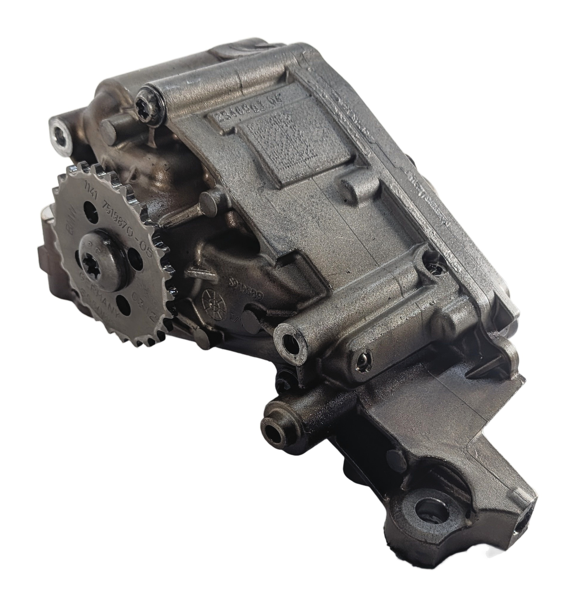 12-19 BMW 535i 640i 740i (F01 F02 F06 F10) 3.0L N55 ENGINE OIL FLUID PUMP — exact item pictured