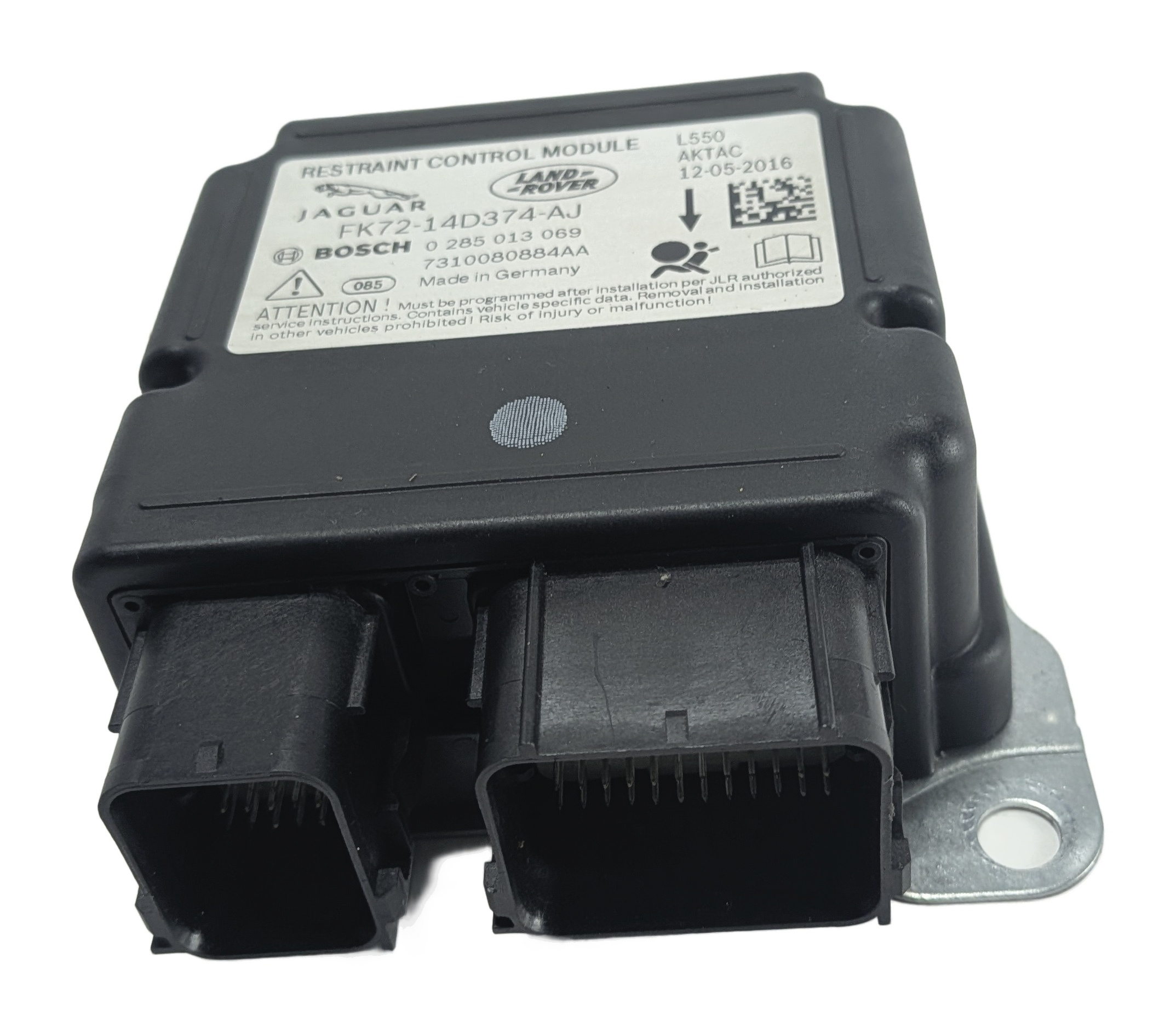 2015-2019 LAND ROVER DISCOVERY SPORT (L538) SRS BAG CONTROL MODULE — exact item pictured
