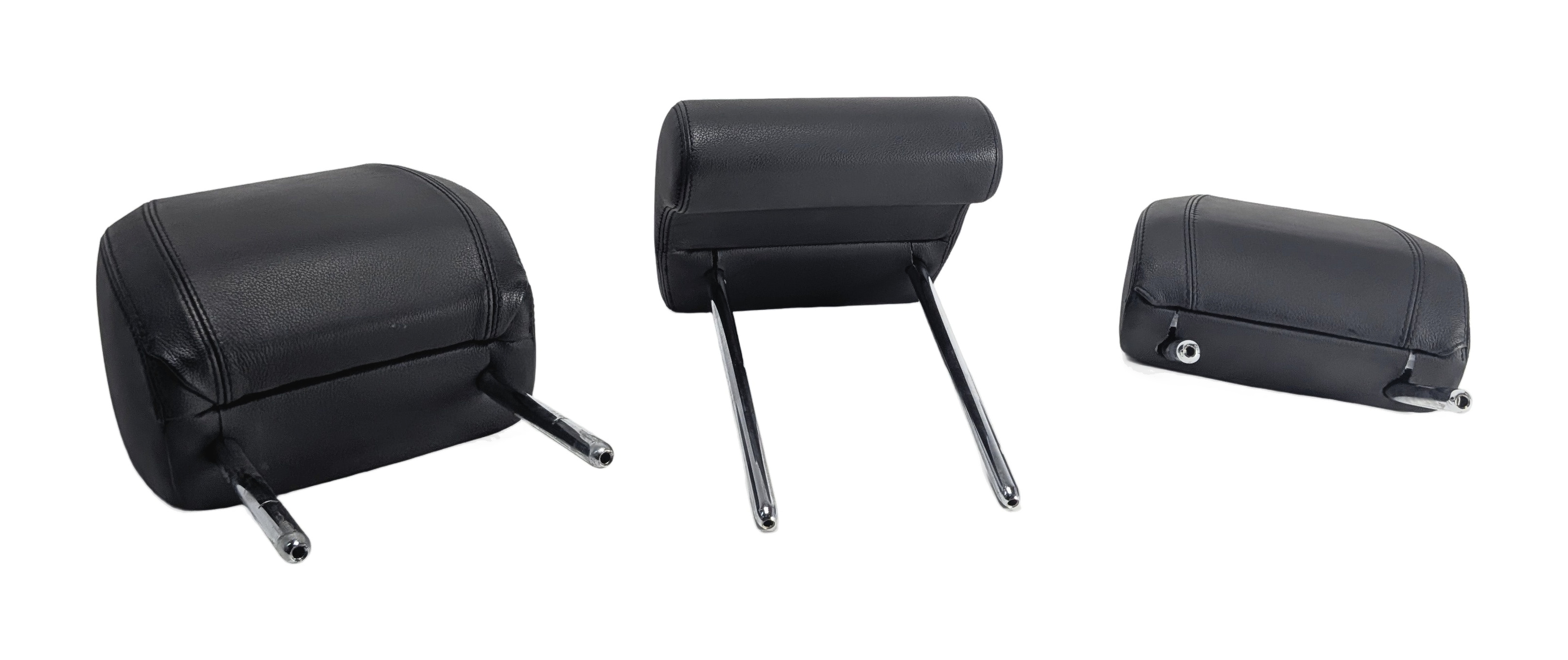 15-20 LAND ROVER DISCOVERY SPORT (L550) REAR 2ND ROW SEAT HEADREST SET/3 (Black) — exact item pictured