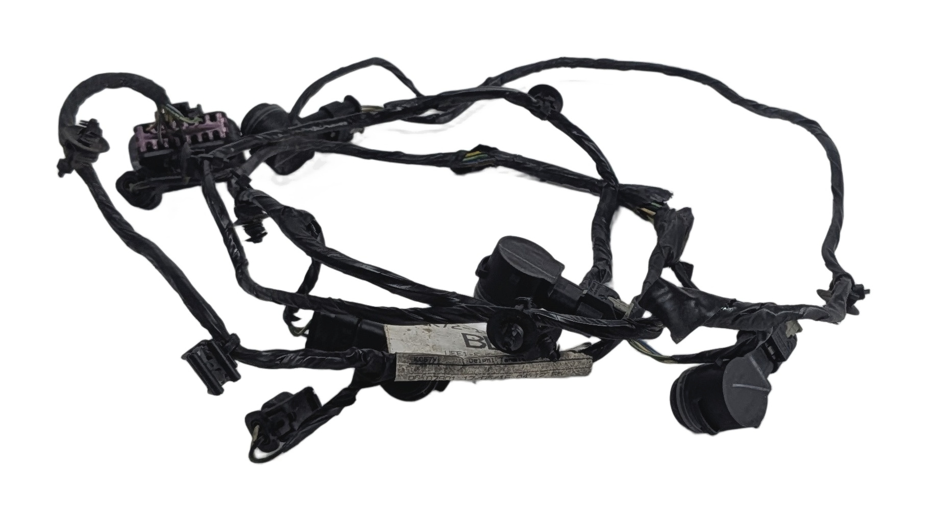 2016 LAND ROVER DISCOVERY SPORT L550 REAR PDC PARK SENSOR SET/4 w/HARNESS (Grey) — exact item pictured