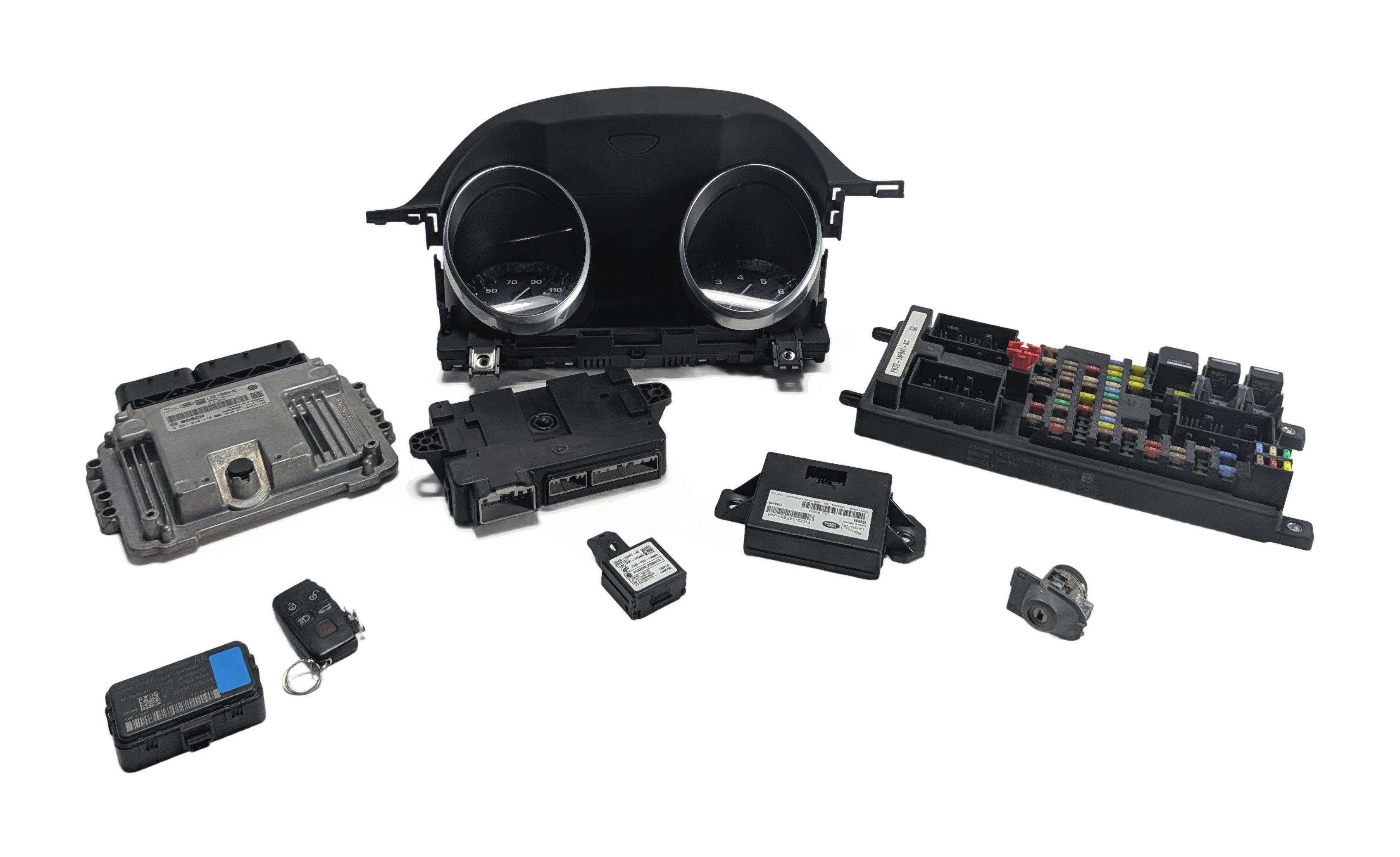 2016 LAND ROVER DISCOVERY SPORT L550 2.0L 204PT ENGINE ECM BCM CLUSTER KEY SET/9 — exact item pictured
