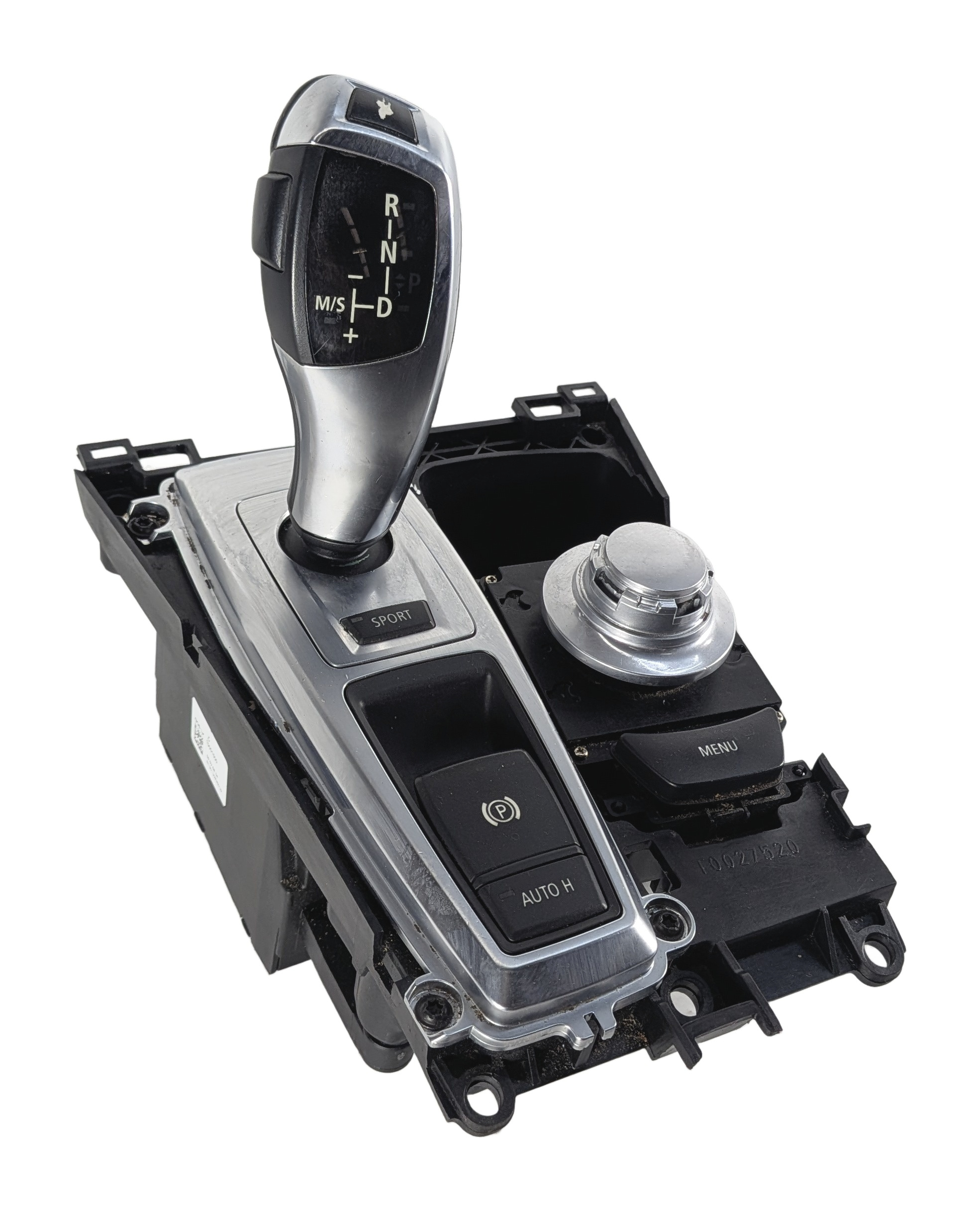 07-09 BMW X5 X6 E70 E71 AUTO GEAR SHIFTER w/ IDRIVE CONTROLLER PARK BRAKE SWITCH — exact item pictured