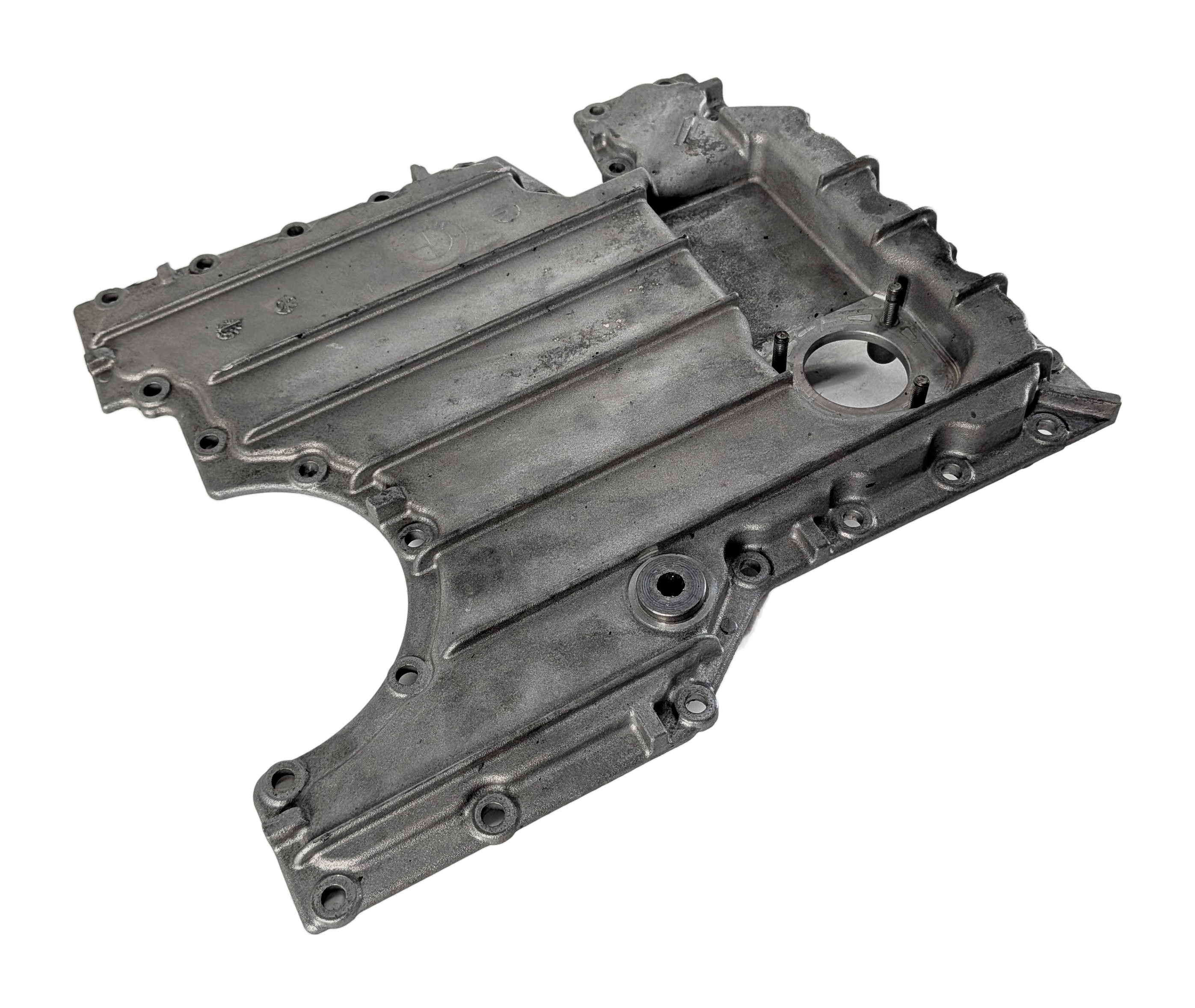 2007-2010 BMW X5 (E70) 4.8L N62TU V8 ENGINE LOWER MOTOR OIL FLUID PAN SUMP LID — exact item pictured