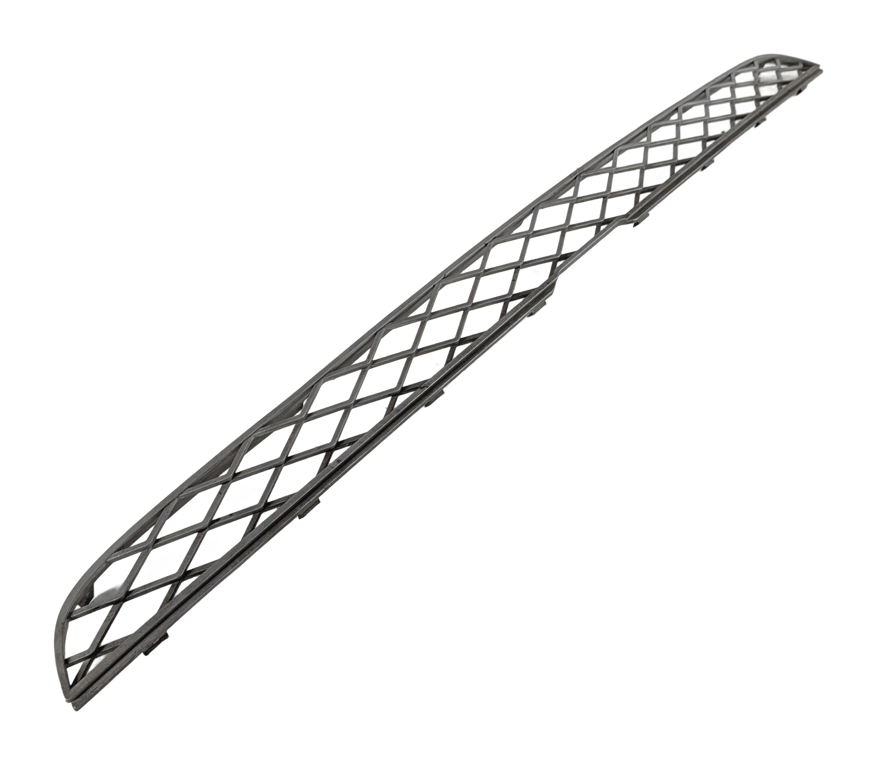 2007-2014 BMW X5 X6 (E70 E71) FRONT UPPER CENTER BUMPER MESH GRILLE (TITANIUM) — exact item pictured