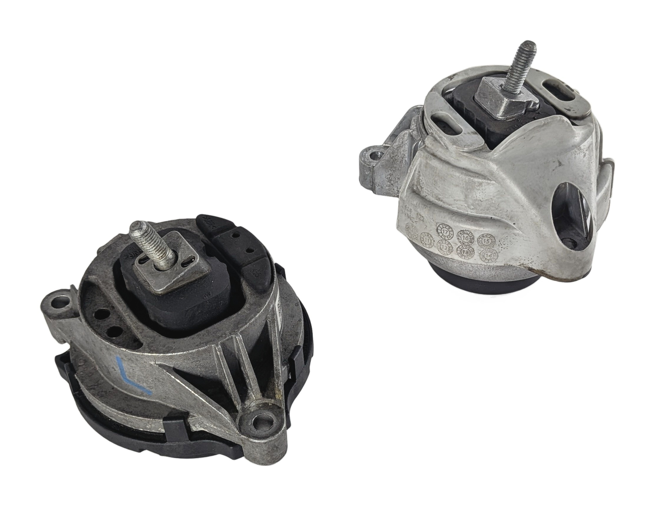 2016 BMW X3 (F25) 3.0L (N55) ENGINE MOTOR MOUNT INSULATOR LEFT & RIGHT SET/2 OEM — exact item pictured