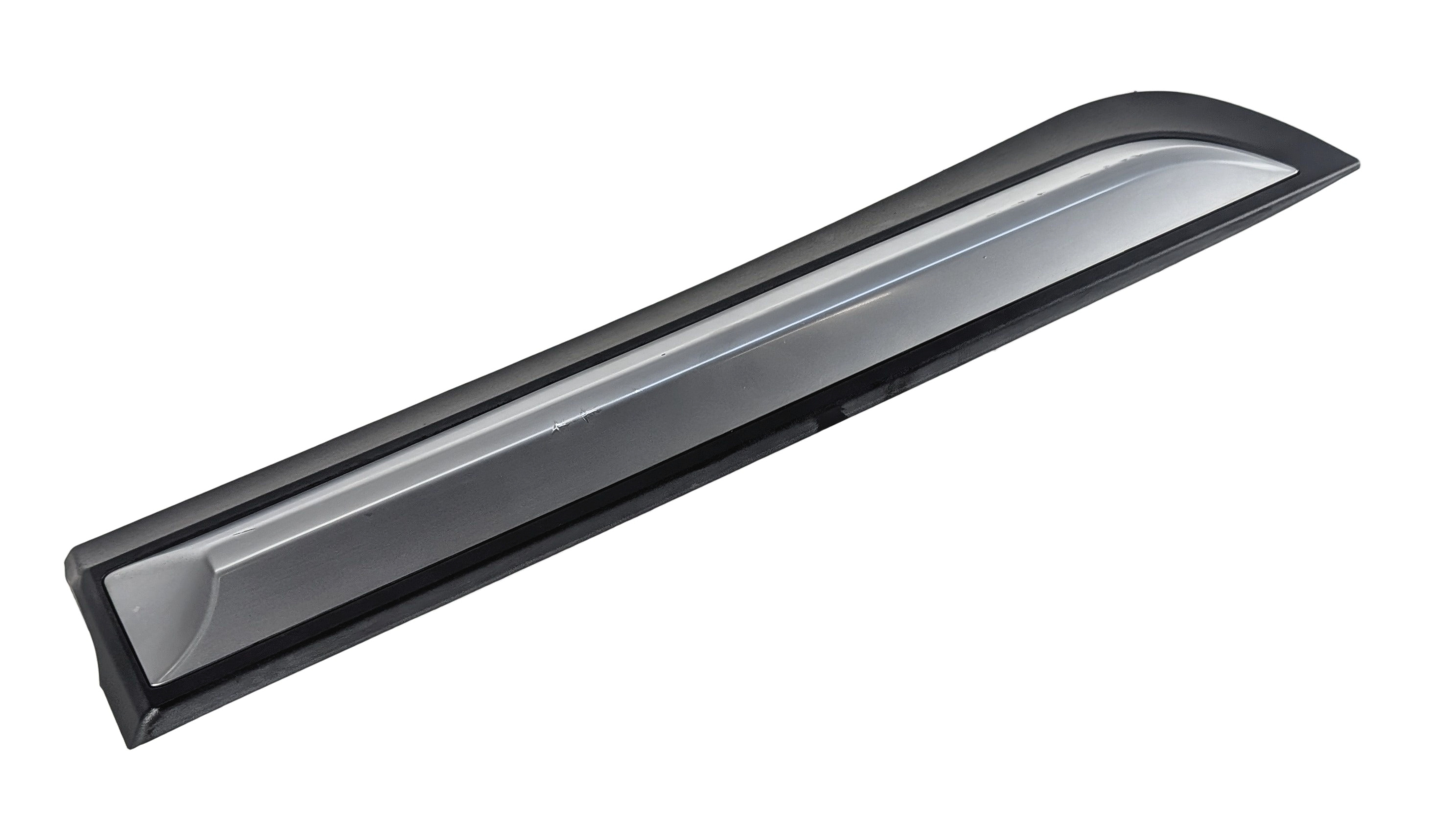 15-17 BMW X3 F25 REAR RIGHT LOWER DOOR MOULDING X-LINE BRUSHED ALUMINUM (Blue) — exact item pictured