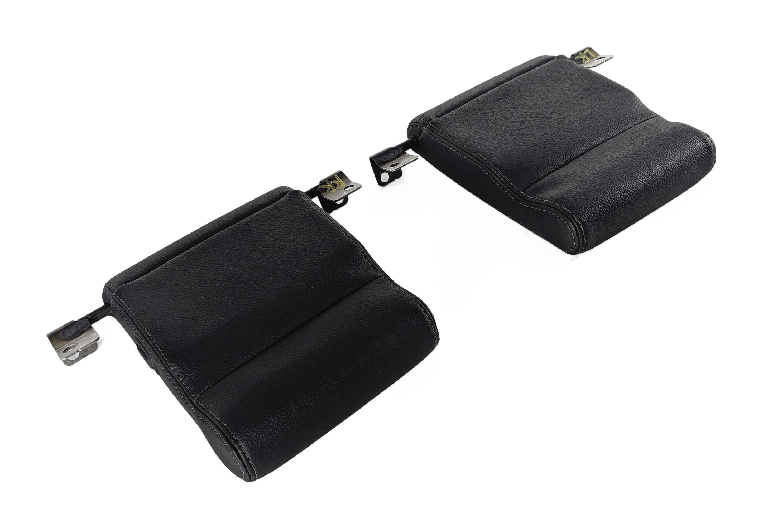 11-16 LAND ROVER LR4 L319 REAR 3RD ROW LEFT & RIGHT SEAT HEADREST SET/2 (Black) — exact item pictured