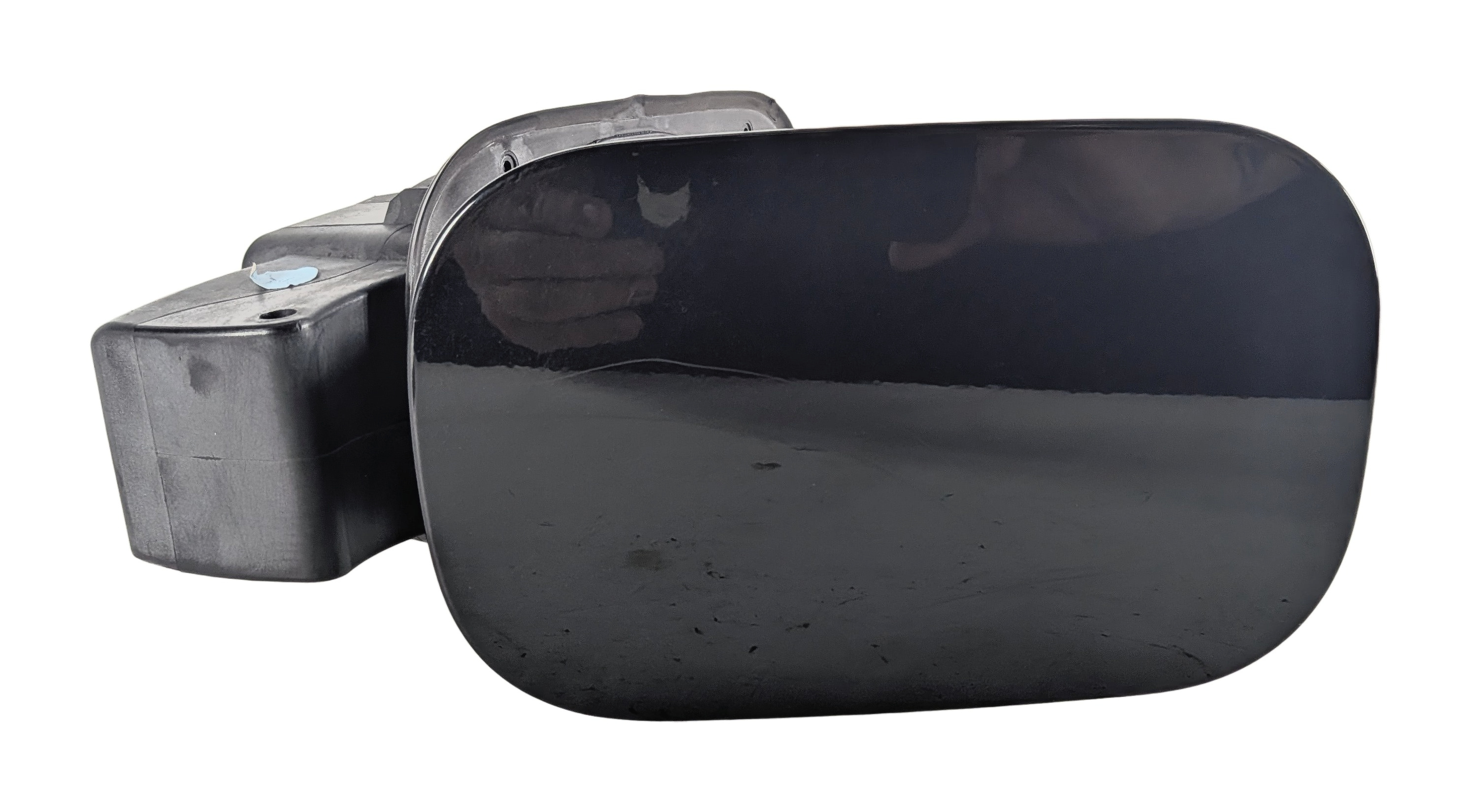 05-16 LR3 LR4 RANGE ROVER SPORT L320 FUEL TANK DOOR w/ HOUSING ASSEMBLY (Black) — exact item pictured