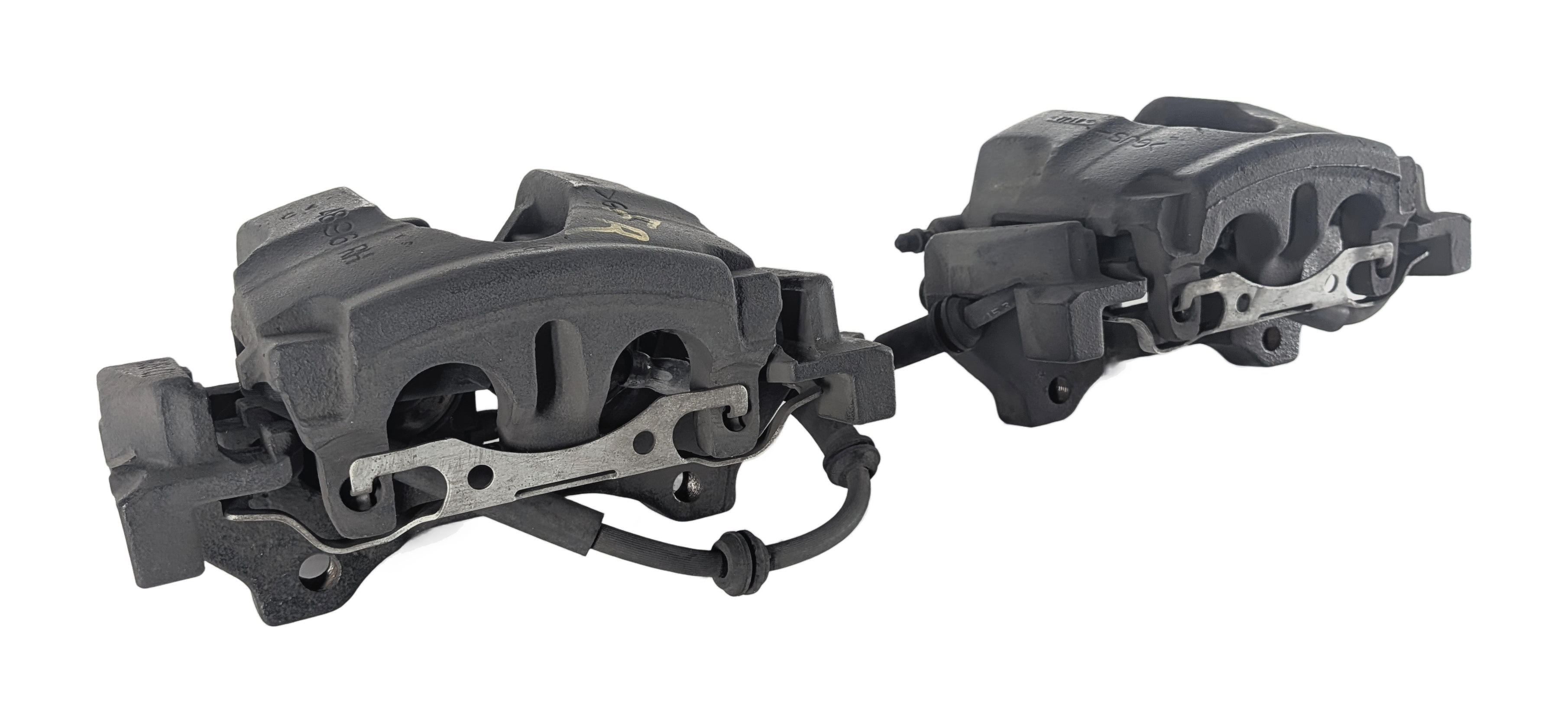 12-19 MERCEDES GL GLS ML (W166 X166) FRONT LEFT & RIGHT BRAKE CALIPER SET-2 — exact item pictured
