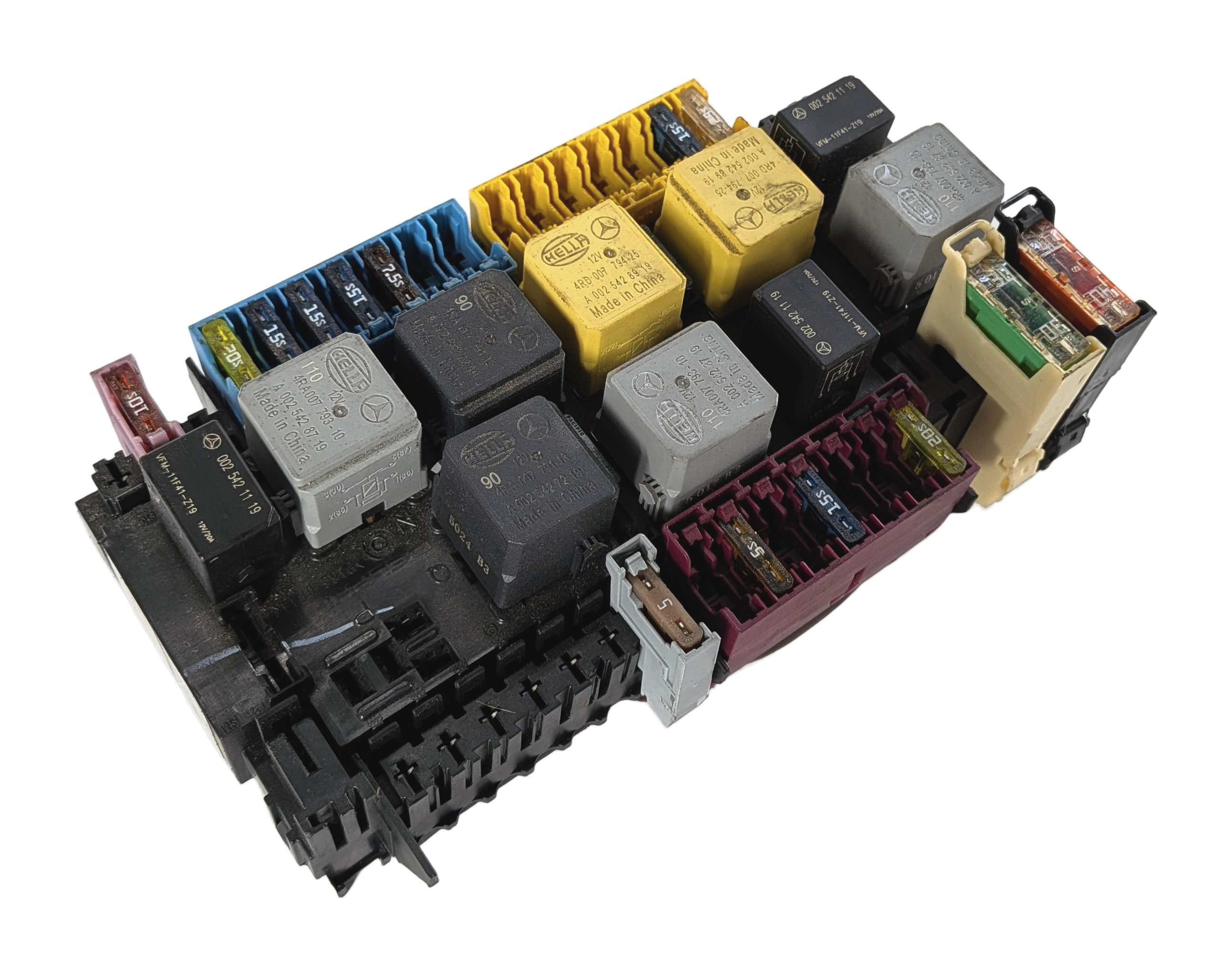 2013-2016 MERCEDES GL350 GL450 GL550 GL63 X166 FRONT POWER DISTRIBUTION FUSE BOX — exact item pictured