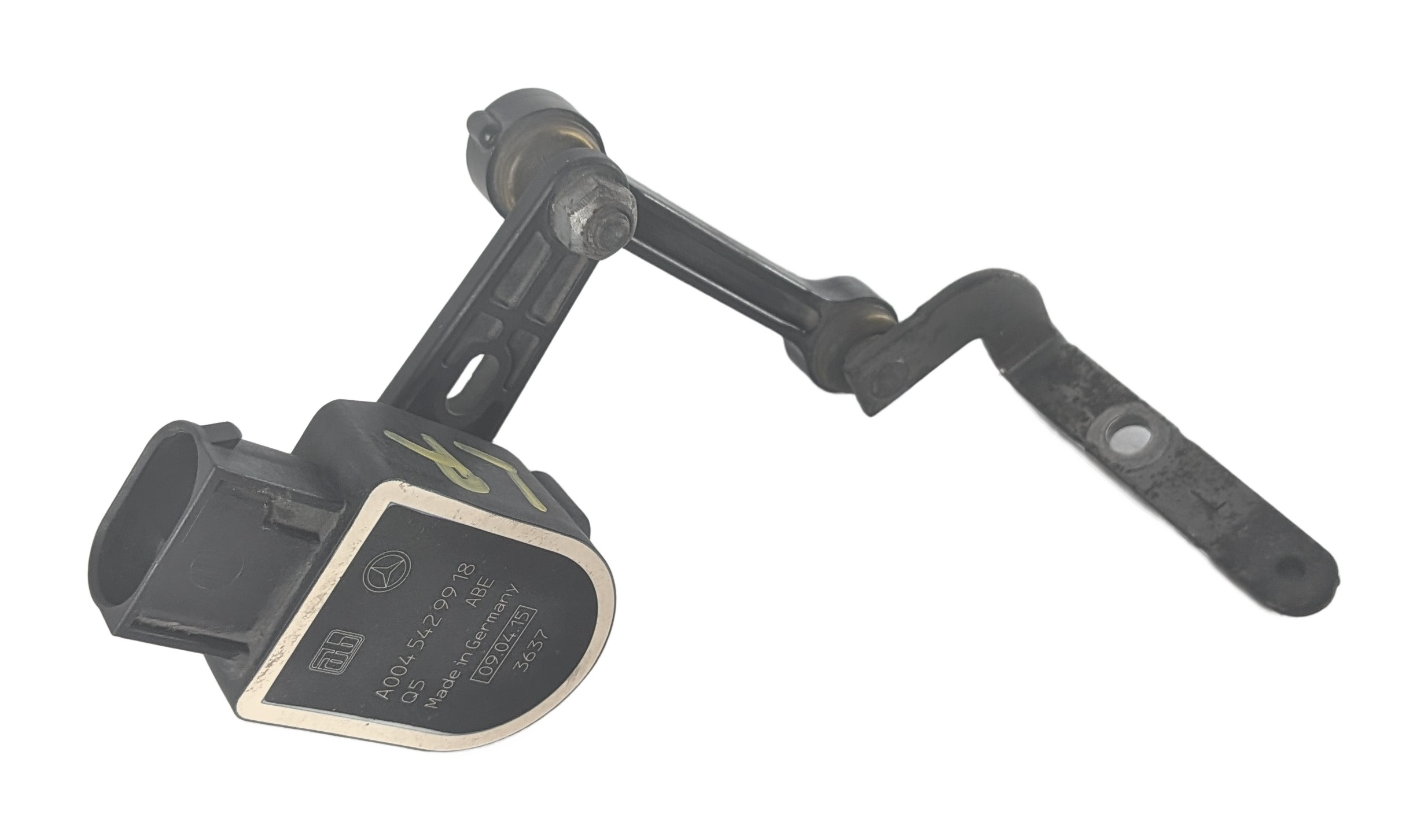2015 MERCEDES GL450 (X166) REAR LEFT AIR SUSPENSION RIDE HEIGHT LEVEL SENSOR — exact item pictured